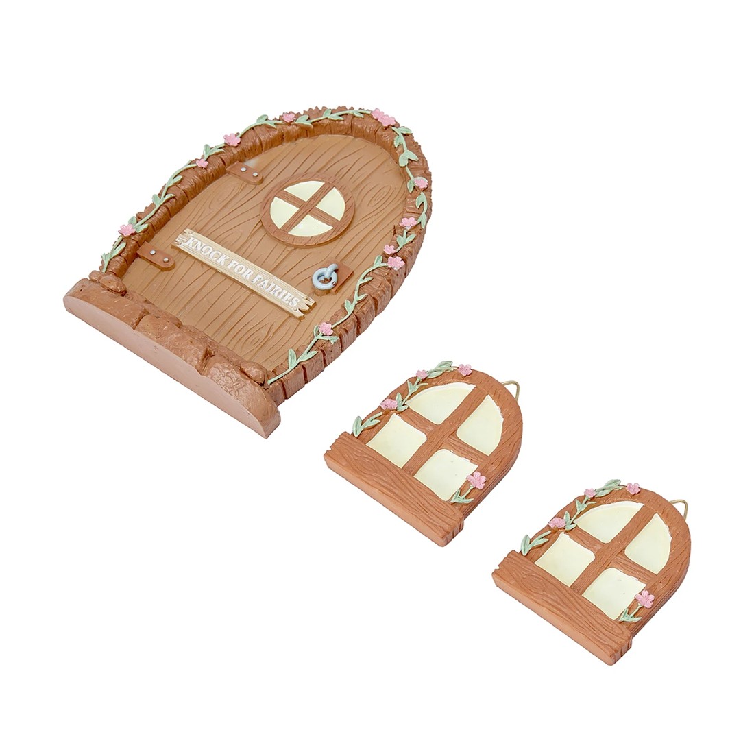2 Fairy Garden: Fairy Door and Windows Set, 2 of 9