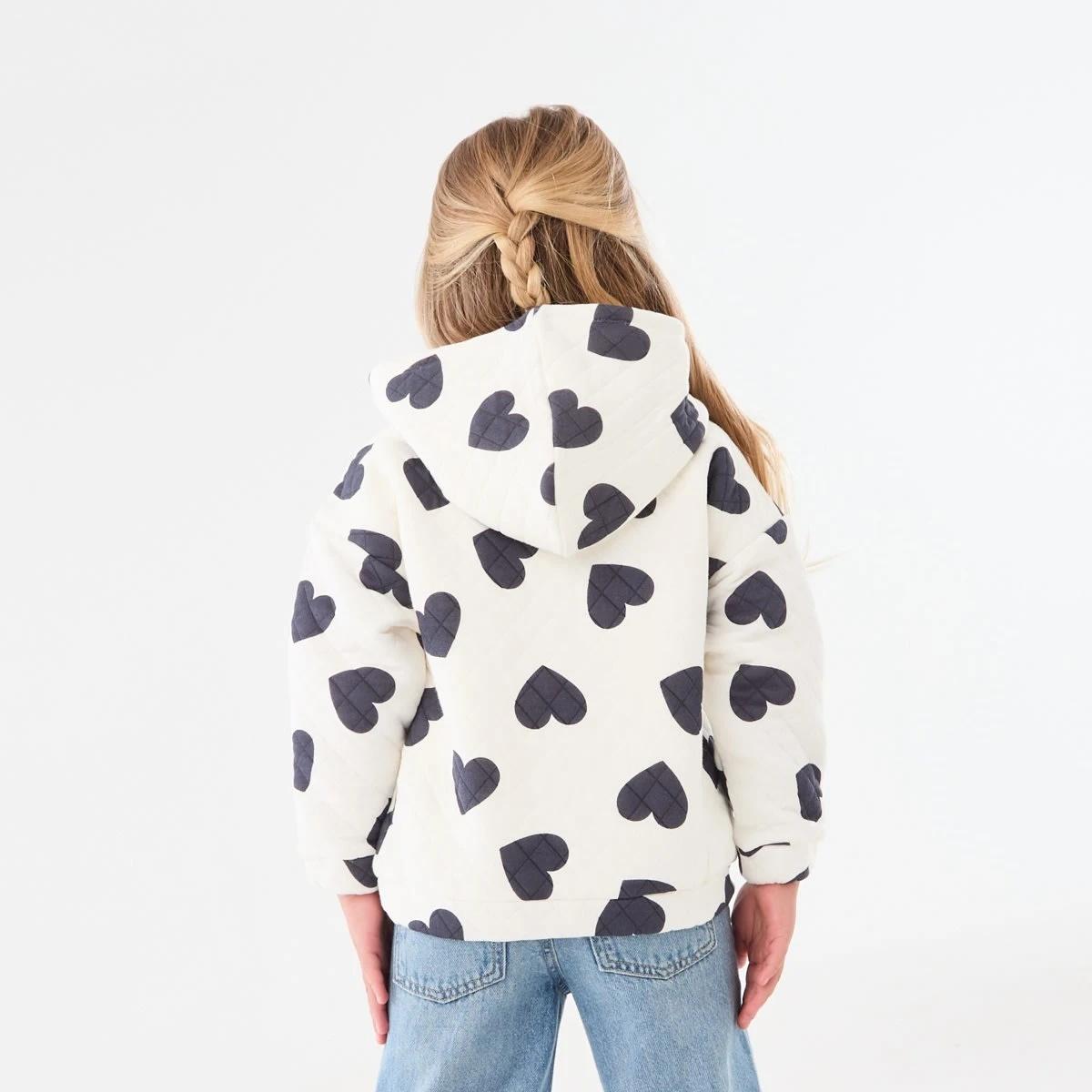 3 Sherpa Lined Zip Hoodie Hearts, 3 of 10