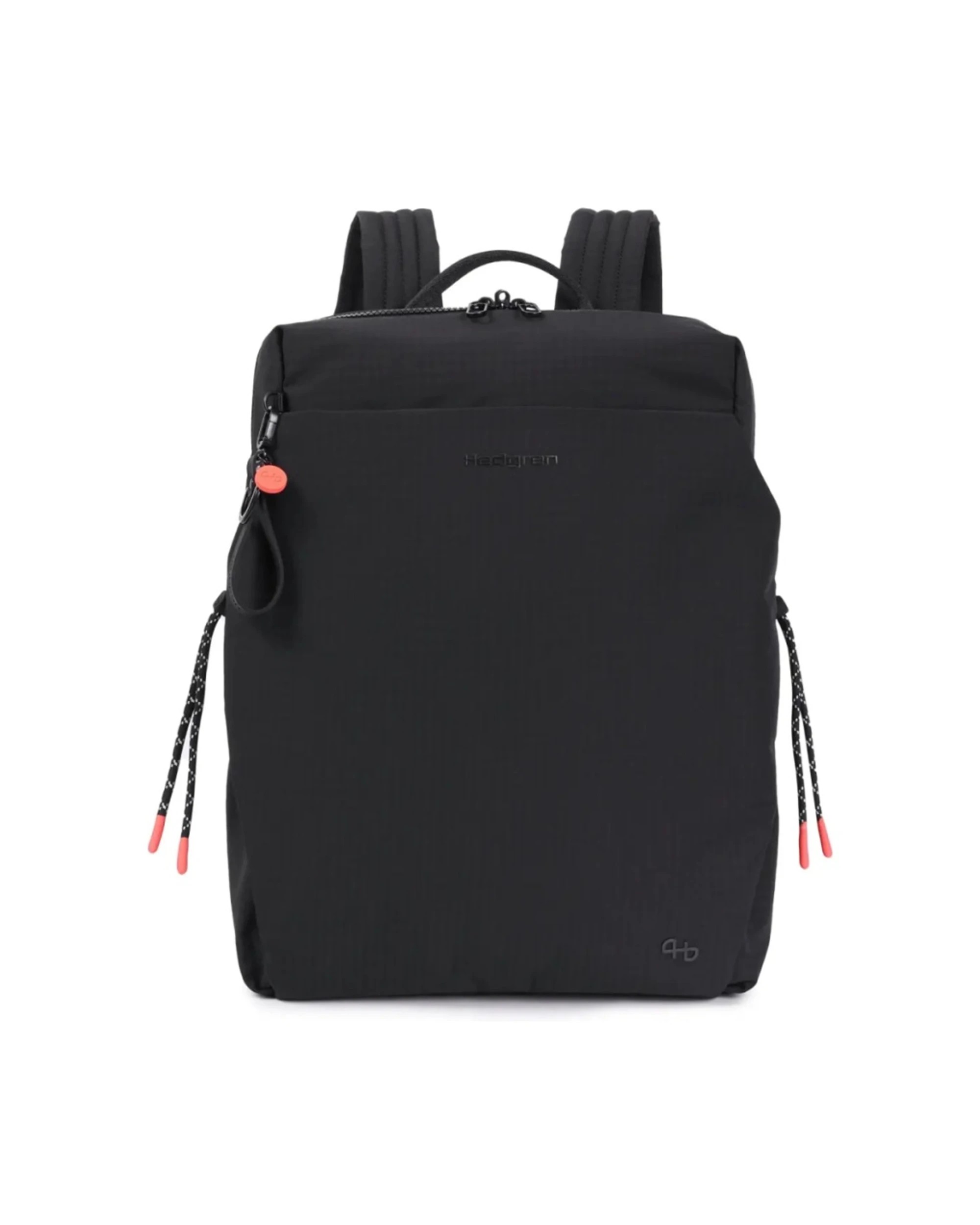 1 Hedgren Akira 14in Laptop Backpack Travel Friendly Padded Sleeve Water Rep - Black, 1 of 7