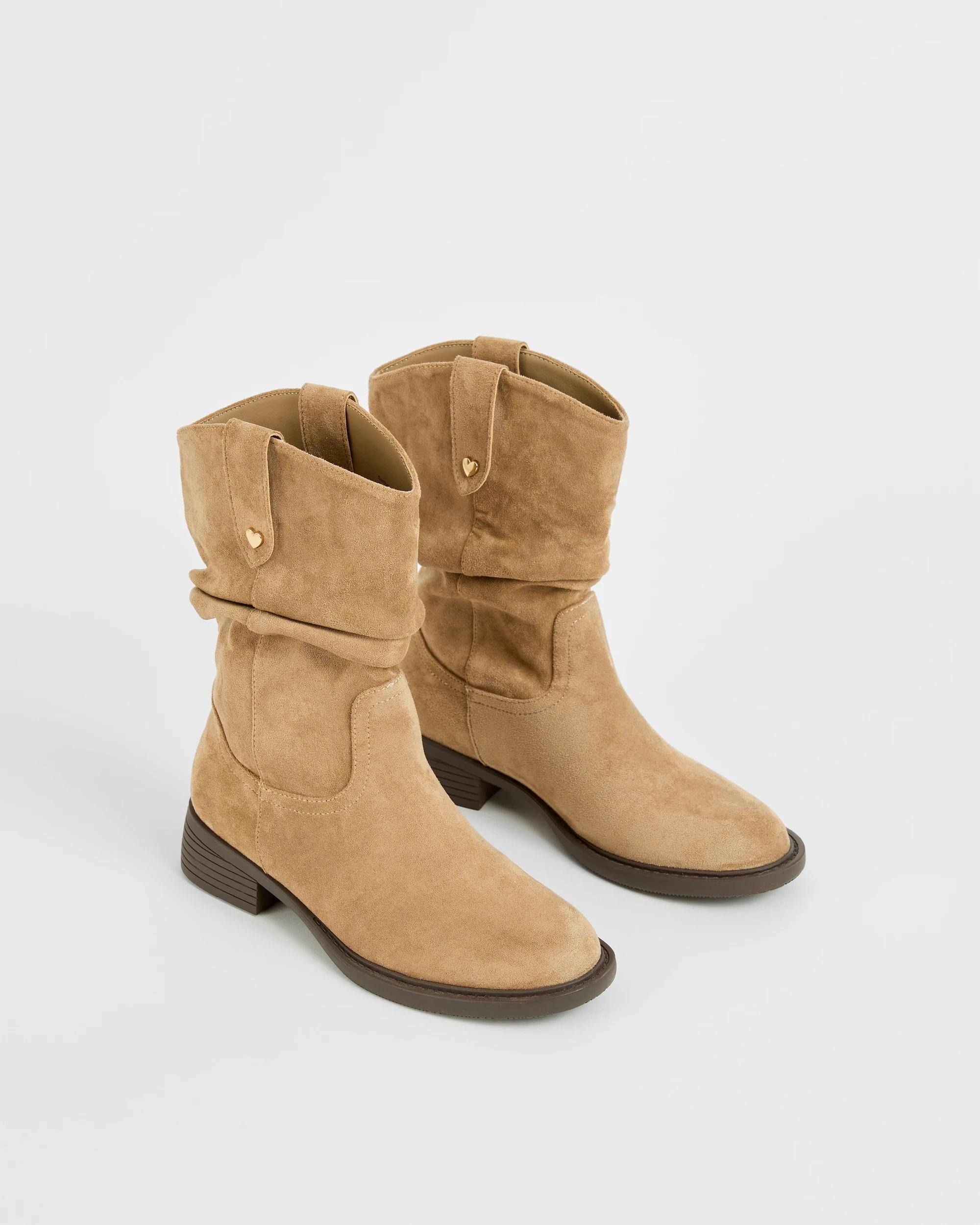 2 Target Kids Shuffle Long Boots TAN, 2 of 3