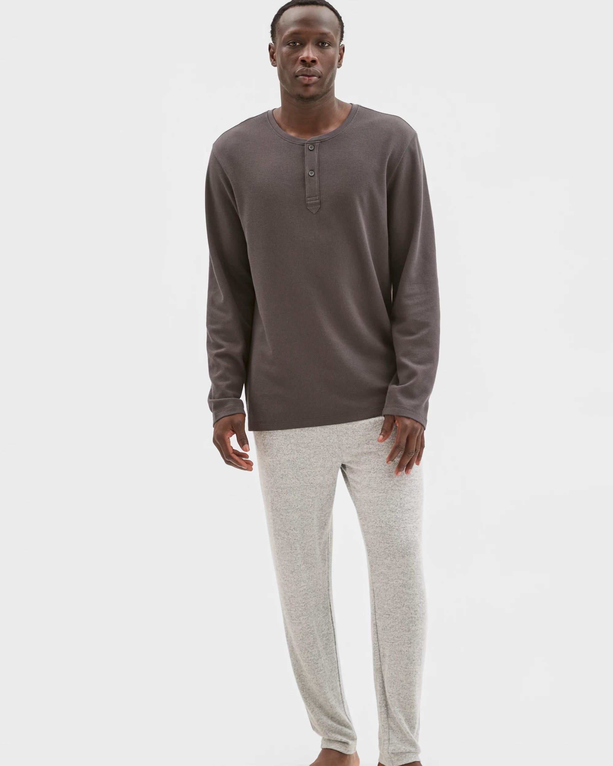 2 Maxx Cosy Sleep Lounge Pants GREY MARLE, 2 of 5