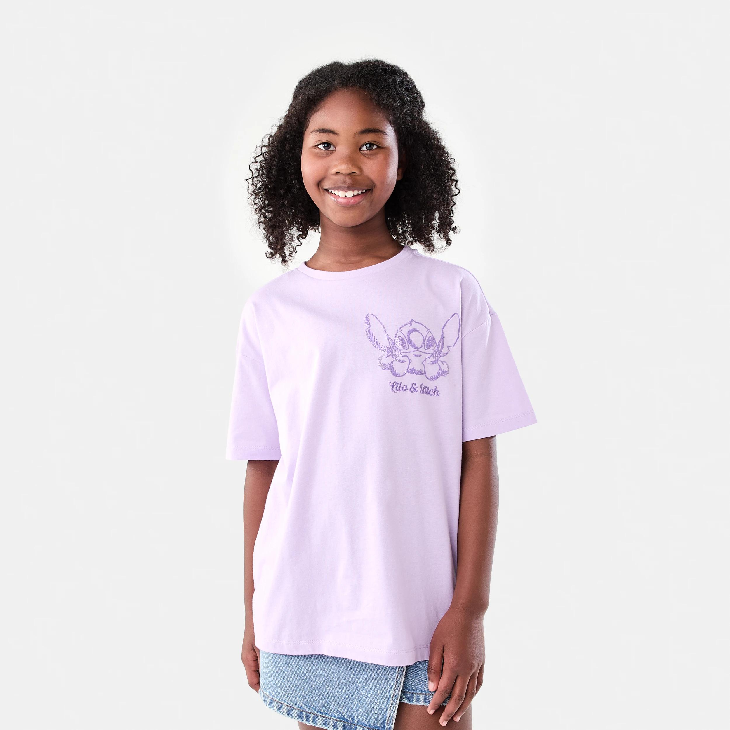 1 Disney Lilo & Stitch License Oversized T-shirt Stitch Tee, 1 of 7