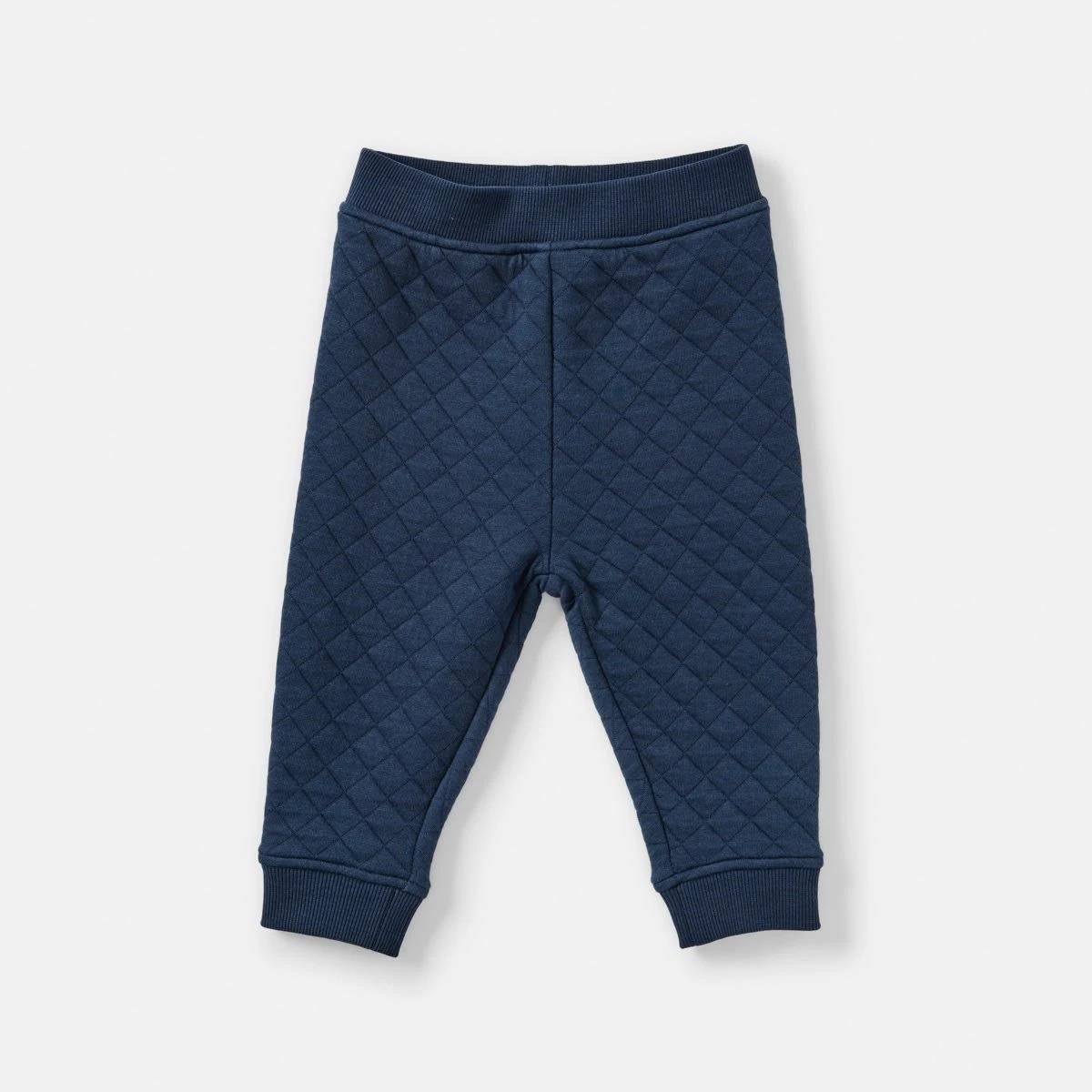 1 Quilted Trackpants Dress Navy, 1 of 3