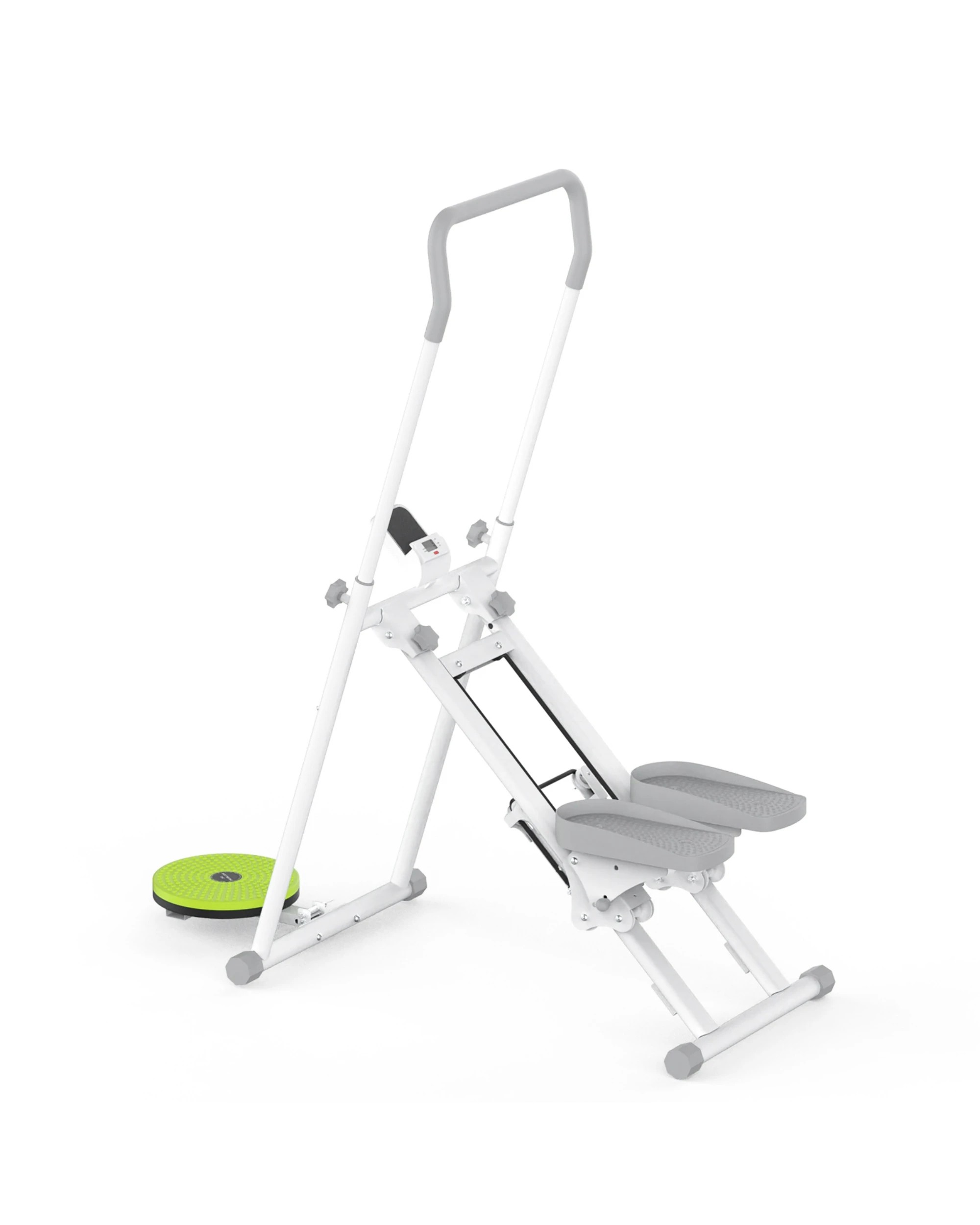3 Advwin Adjustable Stair Stepper w/Twisting Waist Disc White, 3 of 7