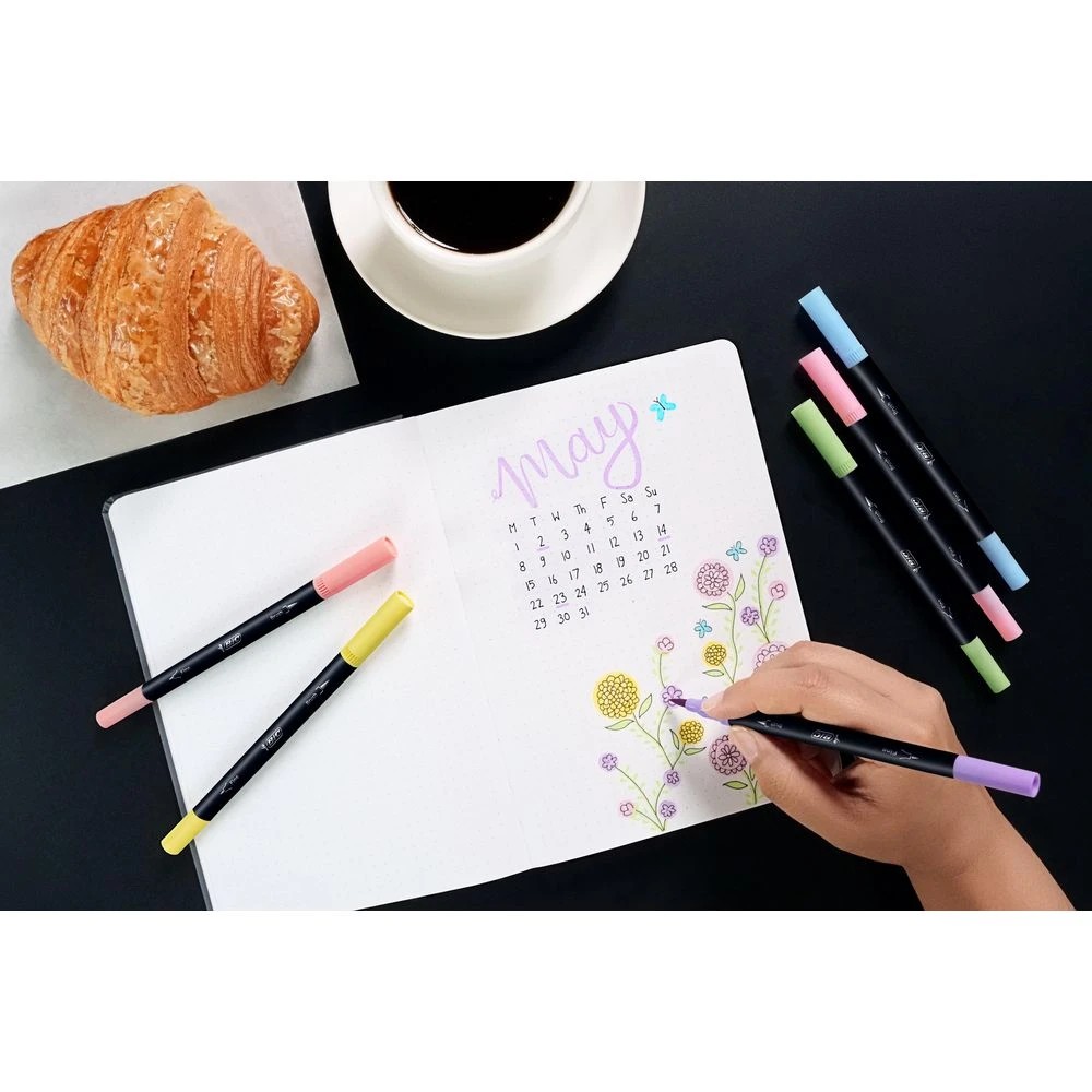 7 Bic Intensity Dual Tip Fineliner Pen Assorted Pastel 12 Pack, 7 of 8