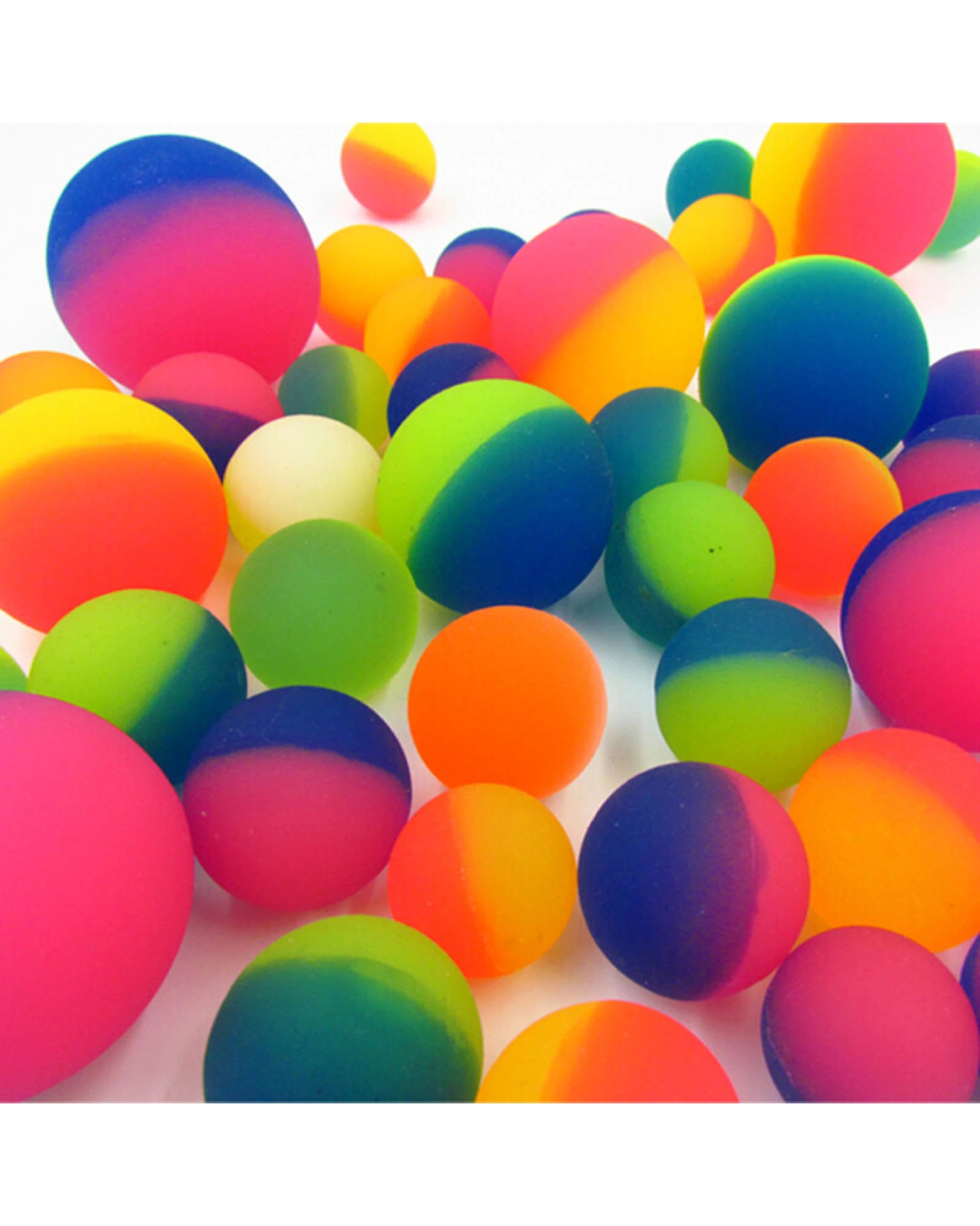 2 BR Toys Large Frosted Rubber Bouncing Balls - 10-Pack with Storage Tub, 2 of 6