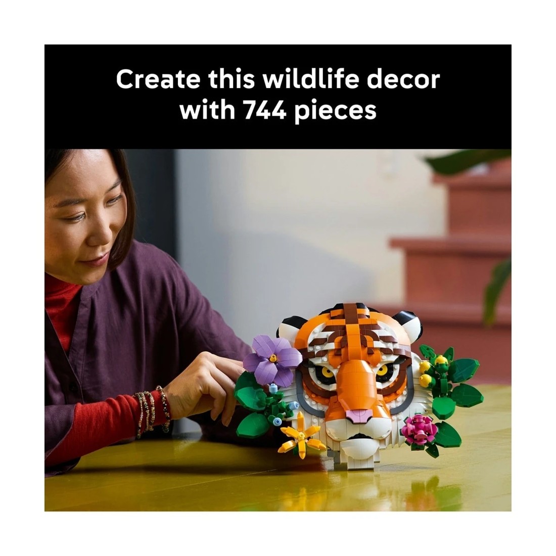 4 LEGO Art The Fauna Collection – Tiger 31217, 4 of 10