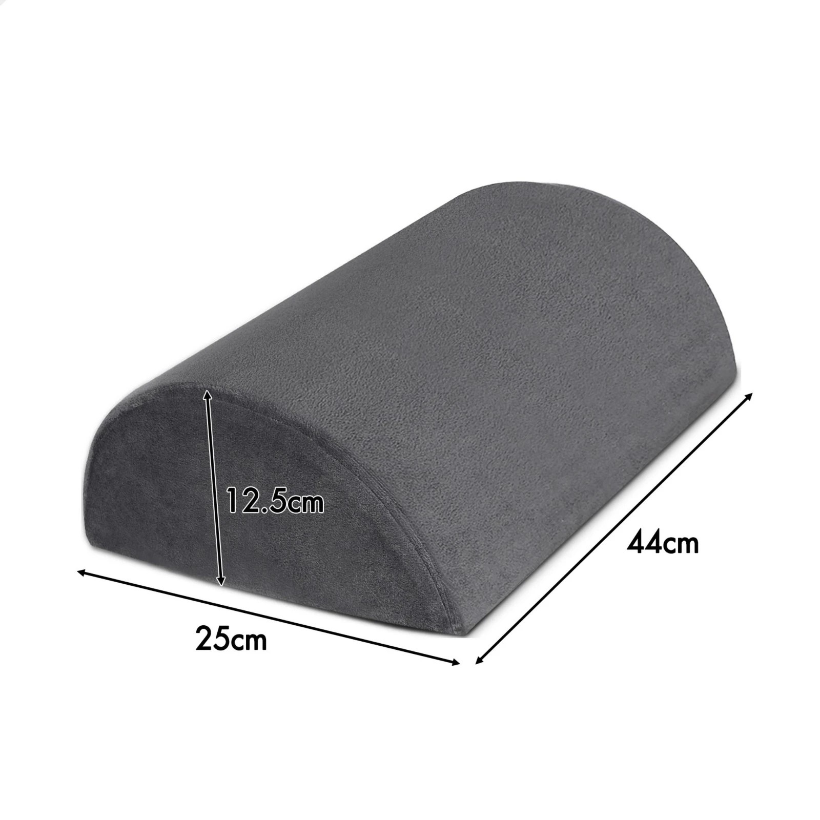 2 Starry Eucalypt Foot Rest Stool Foot Pad Pillow Office Computer Desk Under - Grey, 2 of 4