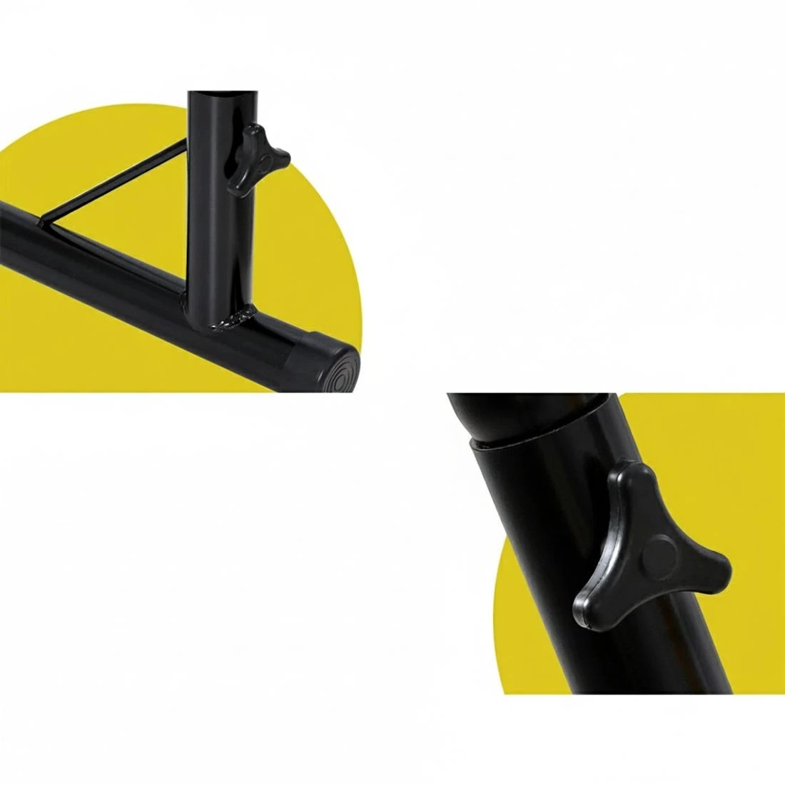 5 Gardeon Hammock Chair Outdoor Camping Hanging with Steel Stand Rainbow - Multi, 5 of 5