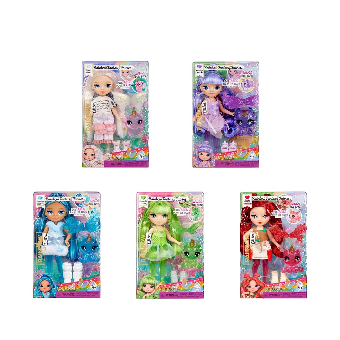 1 Rainbow High Littles: Rainbow Fantasy Fairies Doll Playset - Assorted, 1 of 8