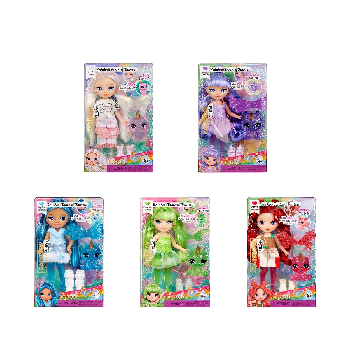 1 Rainbow High Littles: Rainbow Fantasy Fairies Doll Playset - Assorted, 1 of 8