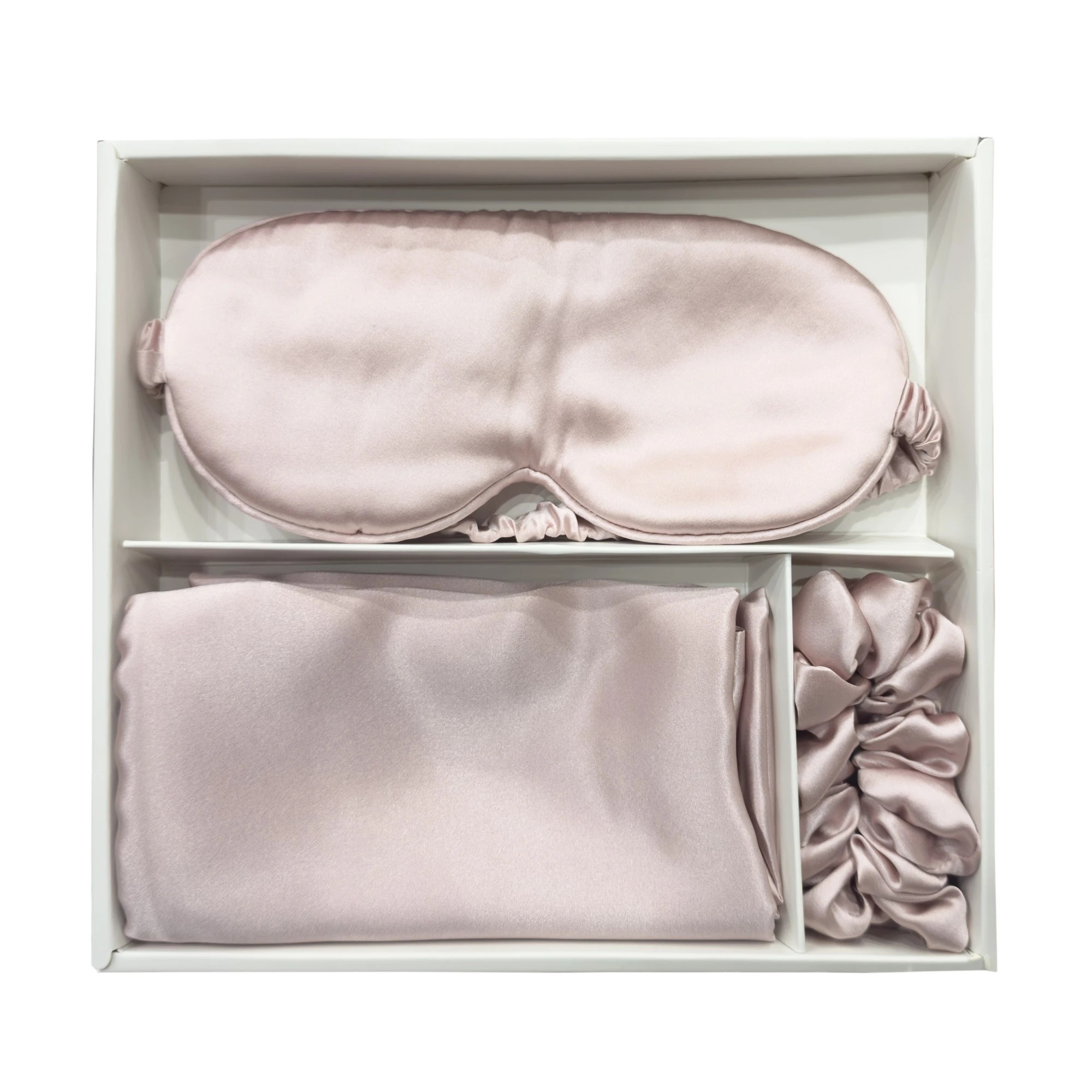 6 Royal Comfort Mulberry Silk Sleep Gift Set - Blush - Pink, 6 of 6