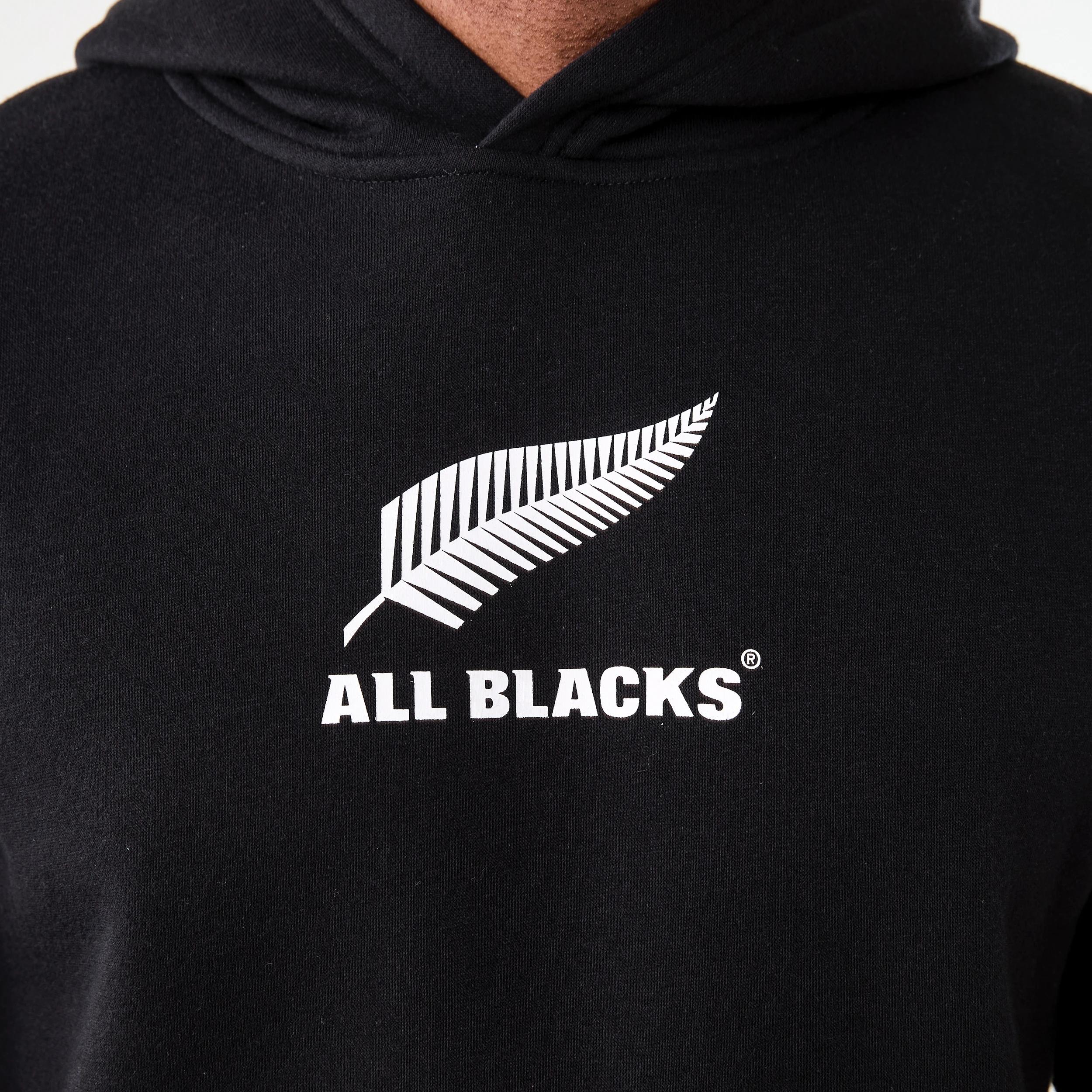 5 Official All Blacks Adult Hoodie BLACK, 5 of 7