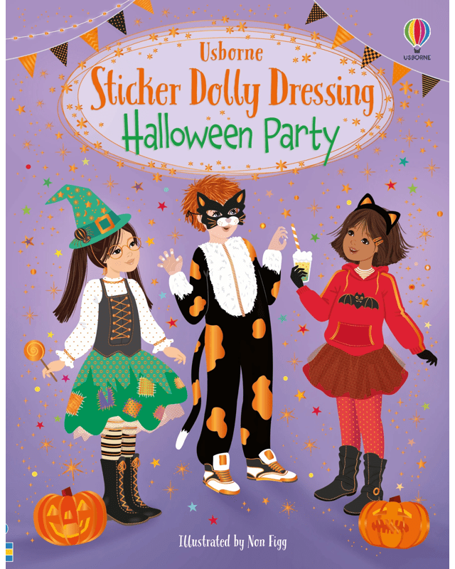 Usborne Sticker Dolly Dressing Halloween Party by Fiona Watt - 