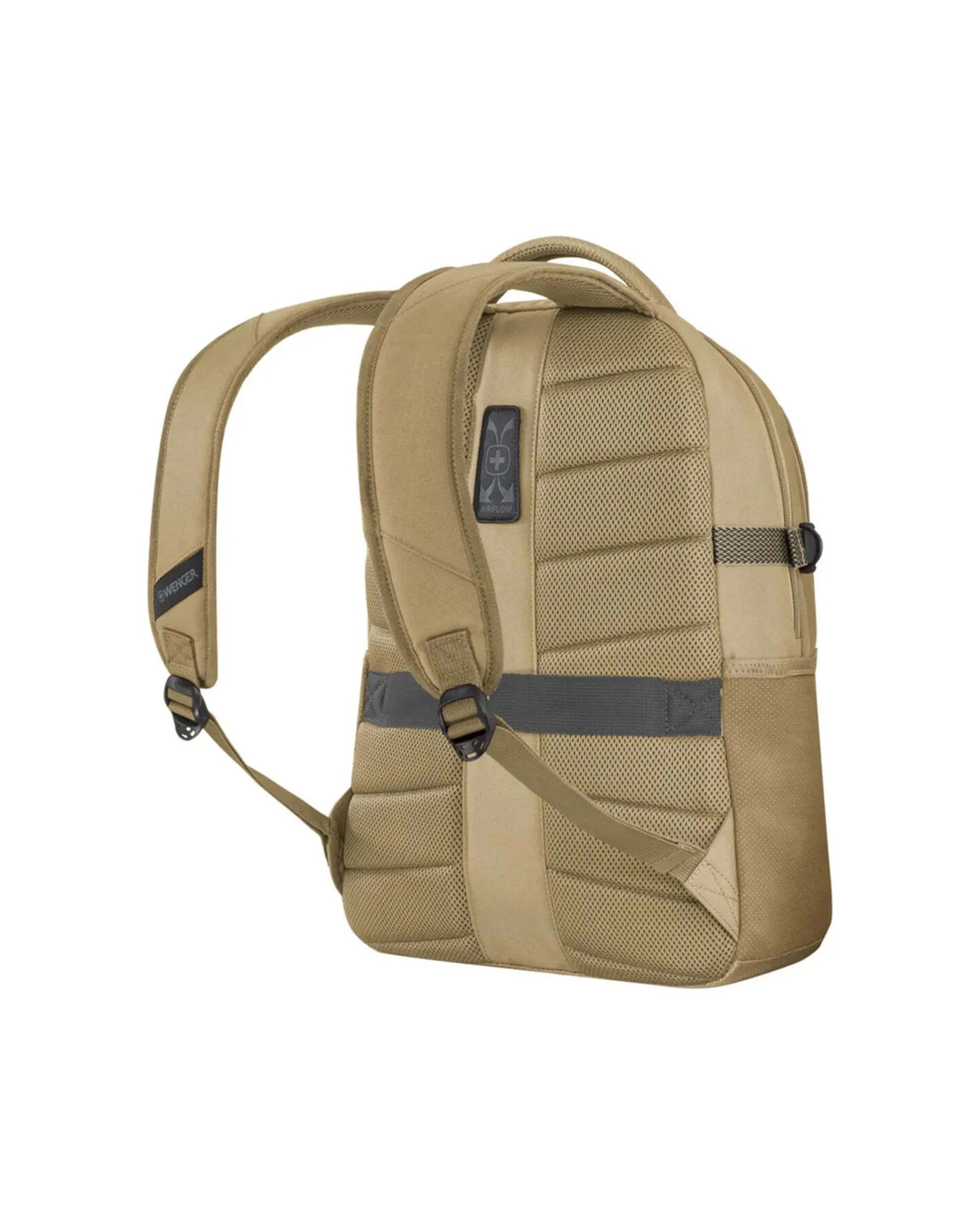 3 Wenger NEXT Ryde 16in Laptop Backpack Recycled Fabric Padded Compartments 24L Capacity - Brown, 3 of 5