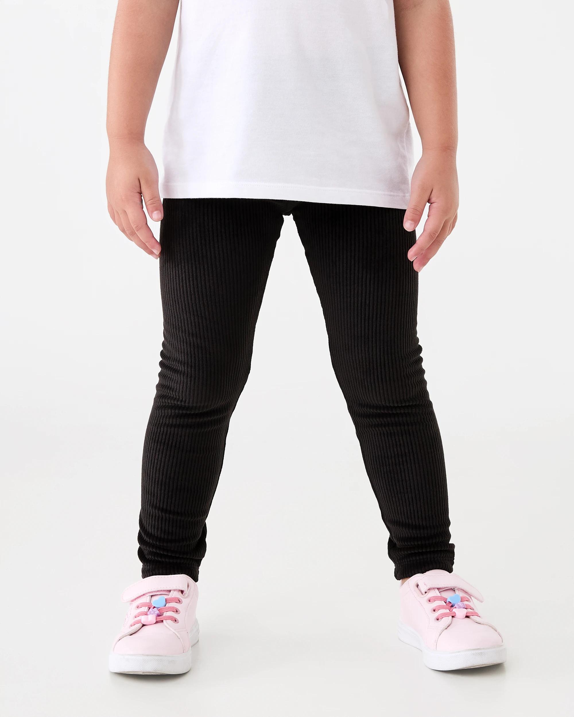 1 Ribbed Cord Legging Black, 1 of 6