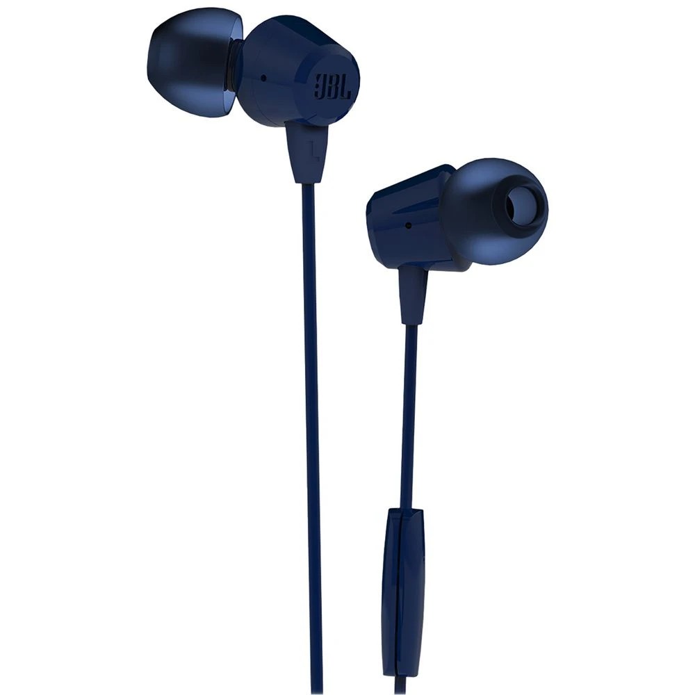 1 JBL C50HI Earphones Blue, 1 of 3