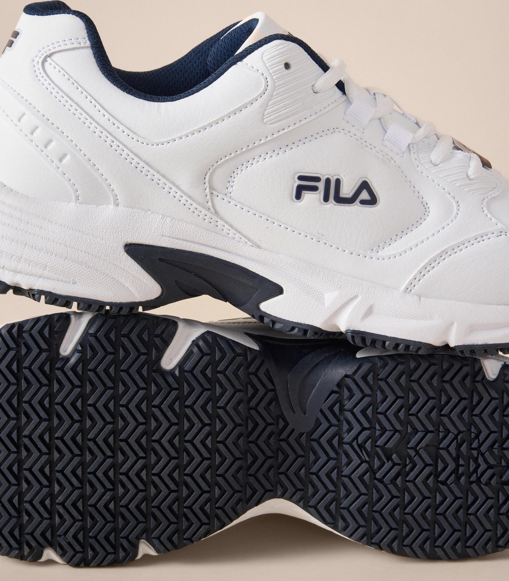 6 Fila Mens Sondrio Sneakers WHITE, 6 of 6