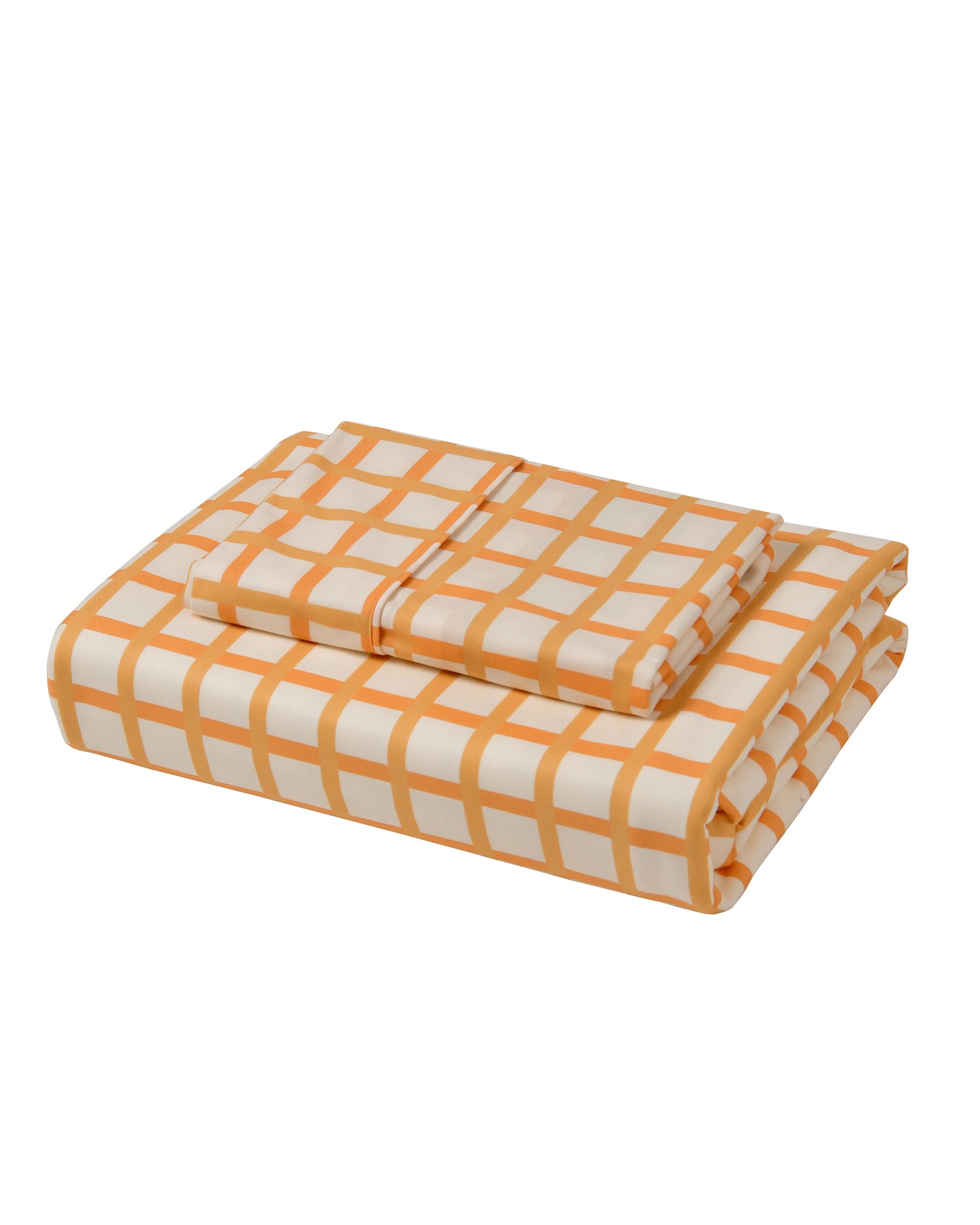 3 Dreamaker Micro Flannel Grid Combo Fitted Sheet Set - King Bed - Chai, 3 of 7