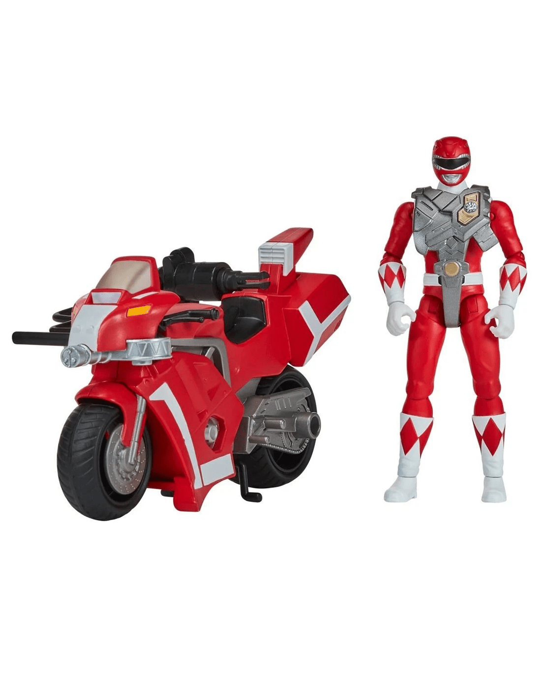 3 Mighty Morphin Power Rangers Re-Ignition Tyrannosaurus Battle Bike with Red Ranger, 3 of 5