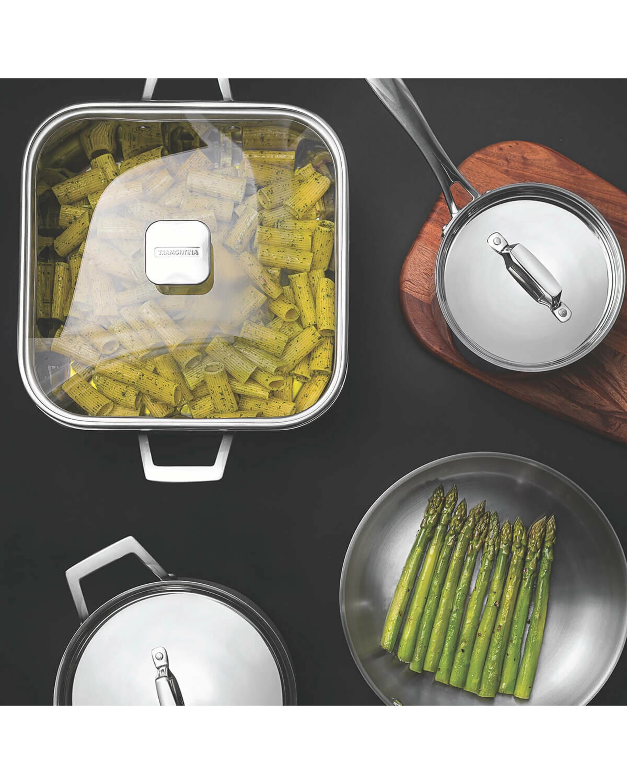 4 Tramontina Grano 16cm 1.7L Stainless Steel Sauce Pan, 4 of 5