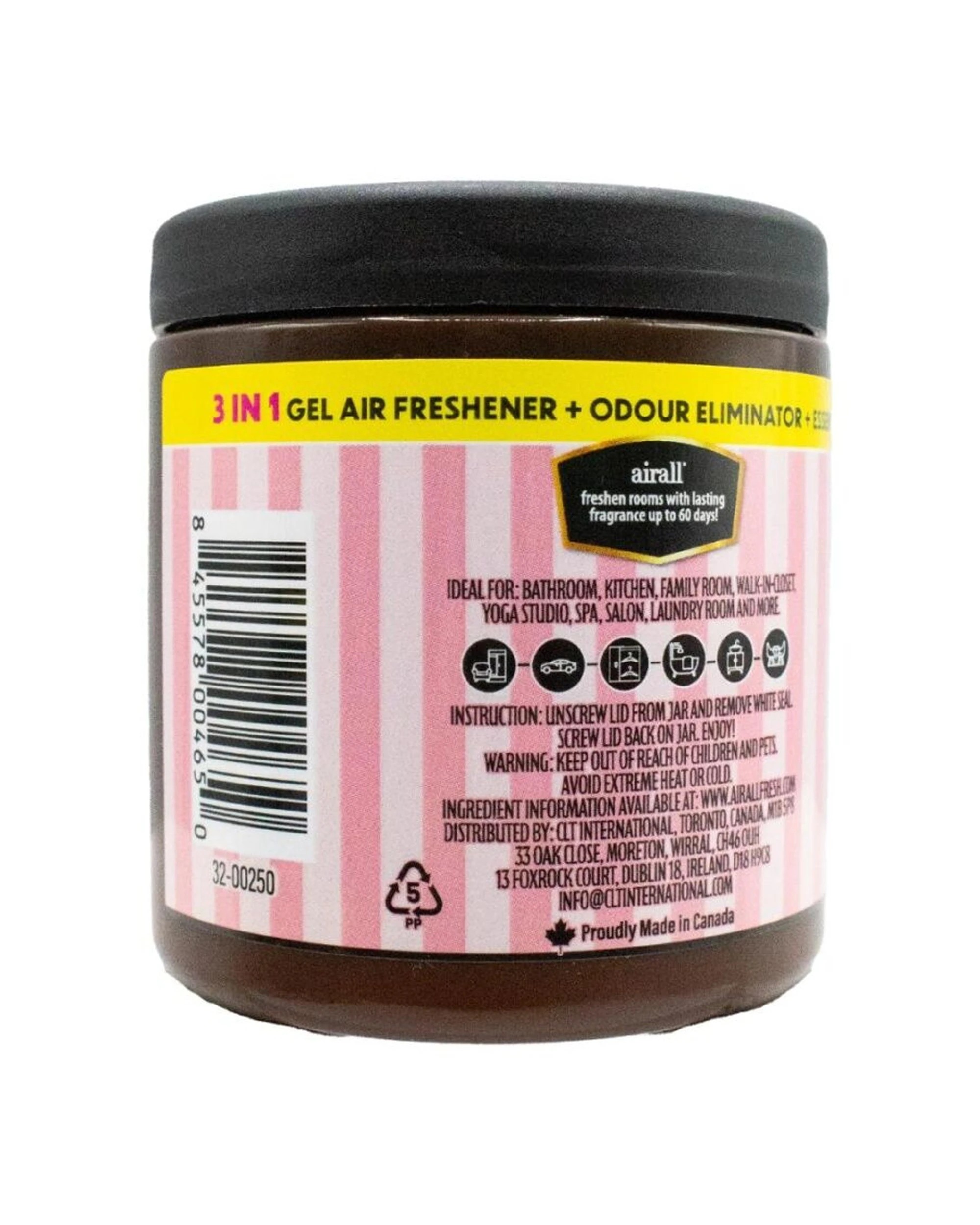 3 AirAll 12PK Air Freshener 3 in 1 Solid Odour Eliminator Deodoriser 226g Angel - Brown, 3 of 3