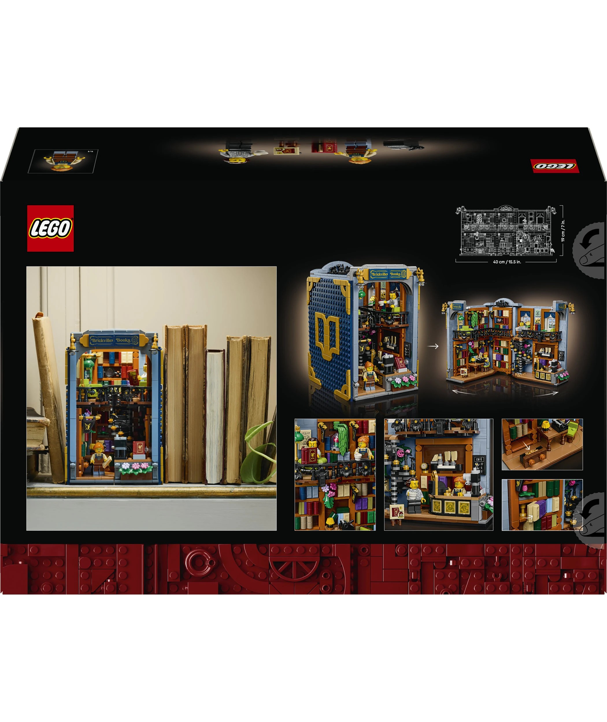 11 LEGO Icons Bookshop: Book Nook 11379, 11 of 11