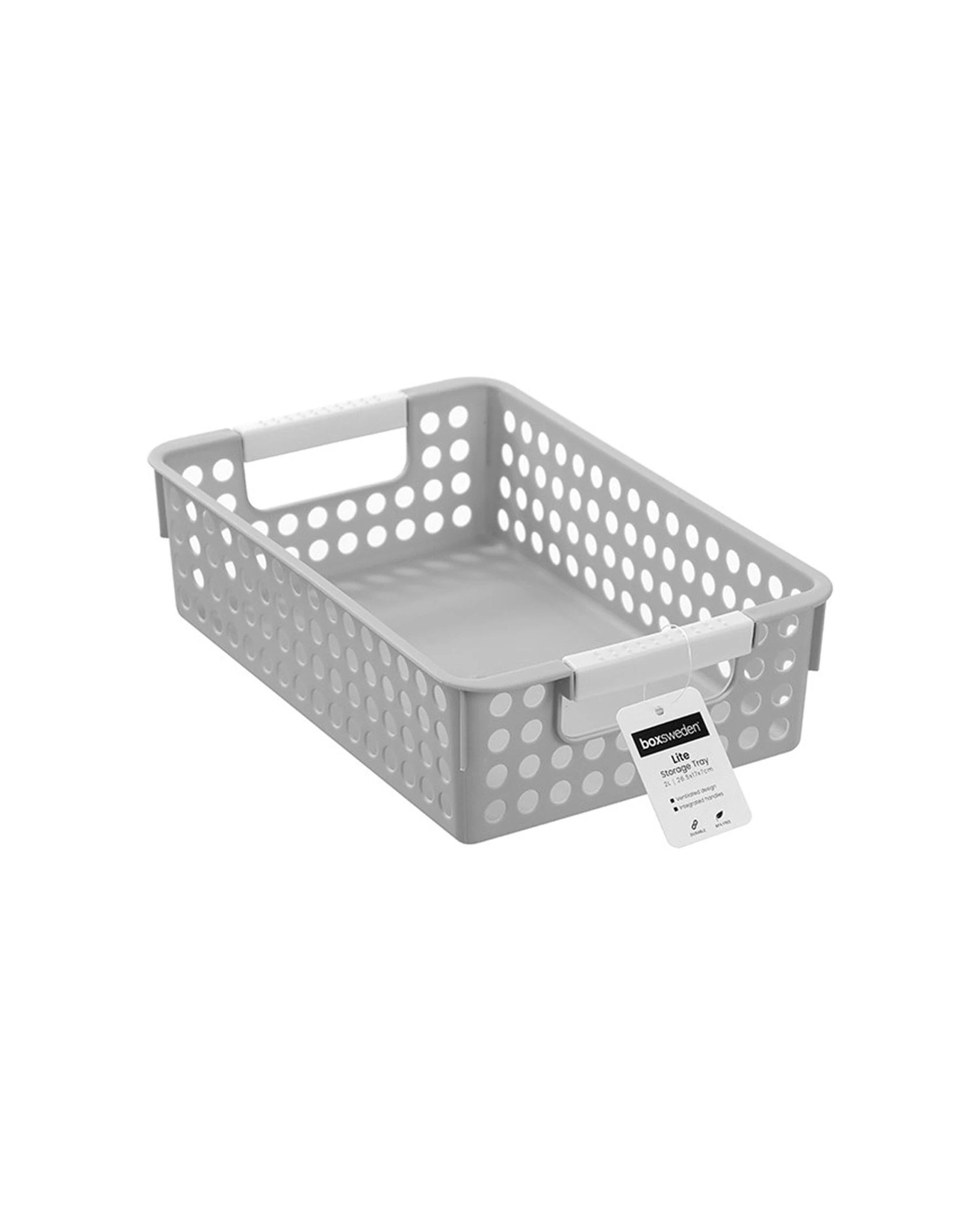 2 Boxsweden 24PK Lite Tray Home Organiser Storage Container 2L - Assorted, 2 of 8