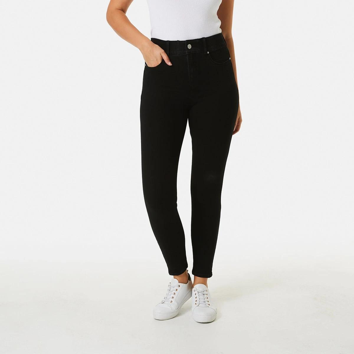 1 Shapewear Jeans BLACK WASH, 1 of 9