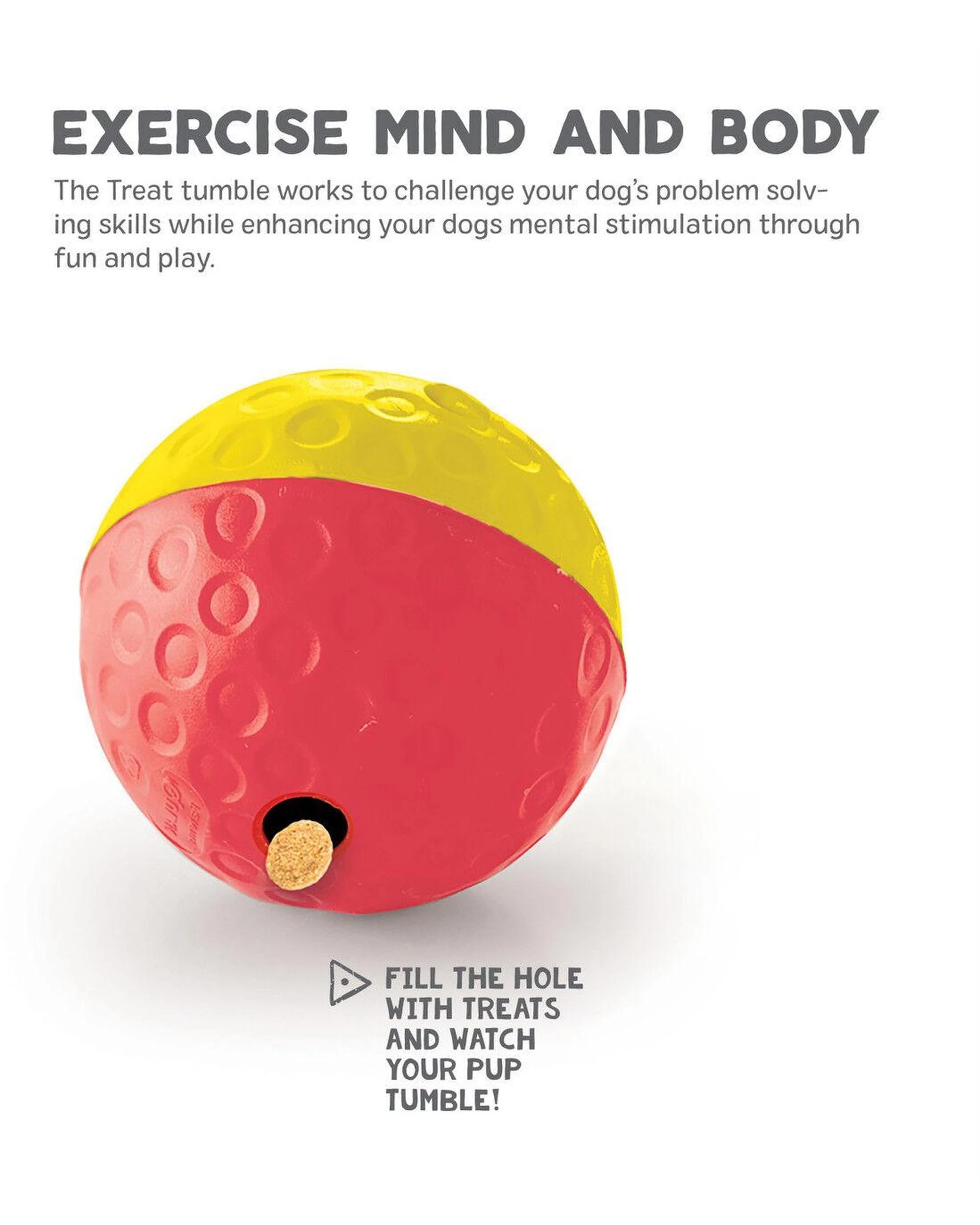 4 Outward Hound Nina Ottosson Treat Tumble Interactive Play Dog Toy Red Large - Red, 4 of 9