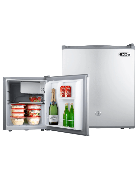 Gecko 57L Bar Fridge - Silver