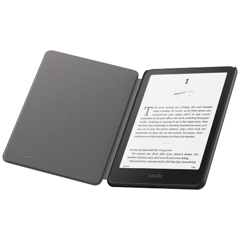 3 Kindle 2024 Paperwhite Leather Cover Black, 3 of 5