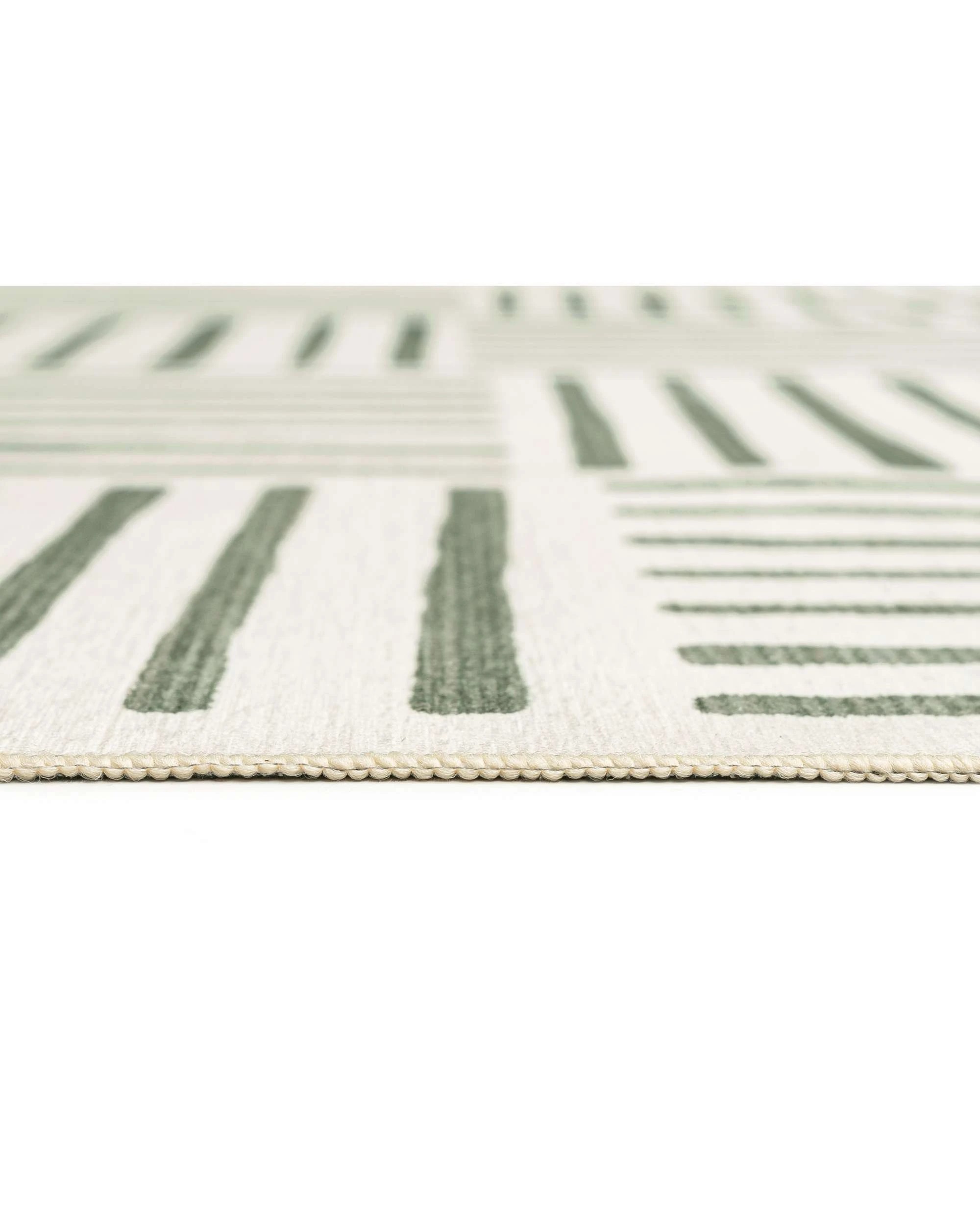 8 Loopsie Talamook Matchstick Indoor Outdoor Washable Rug-330cm x 240cm - Green, 8 of 8
