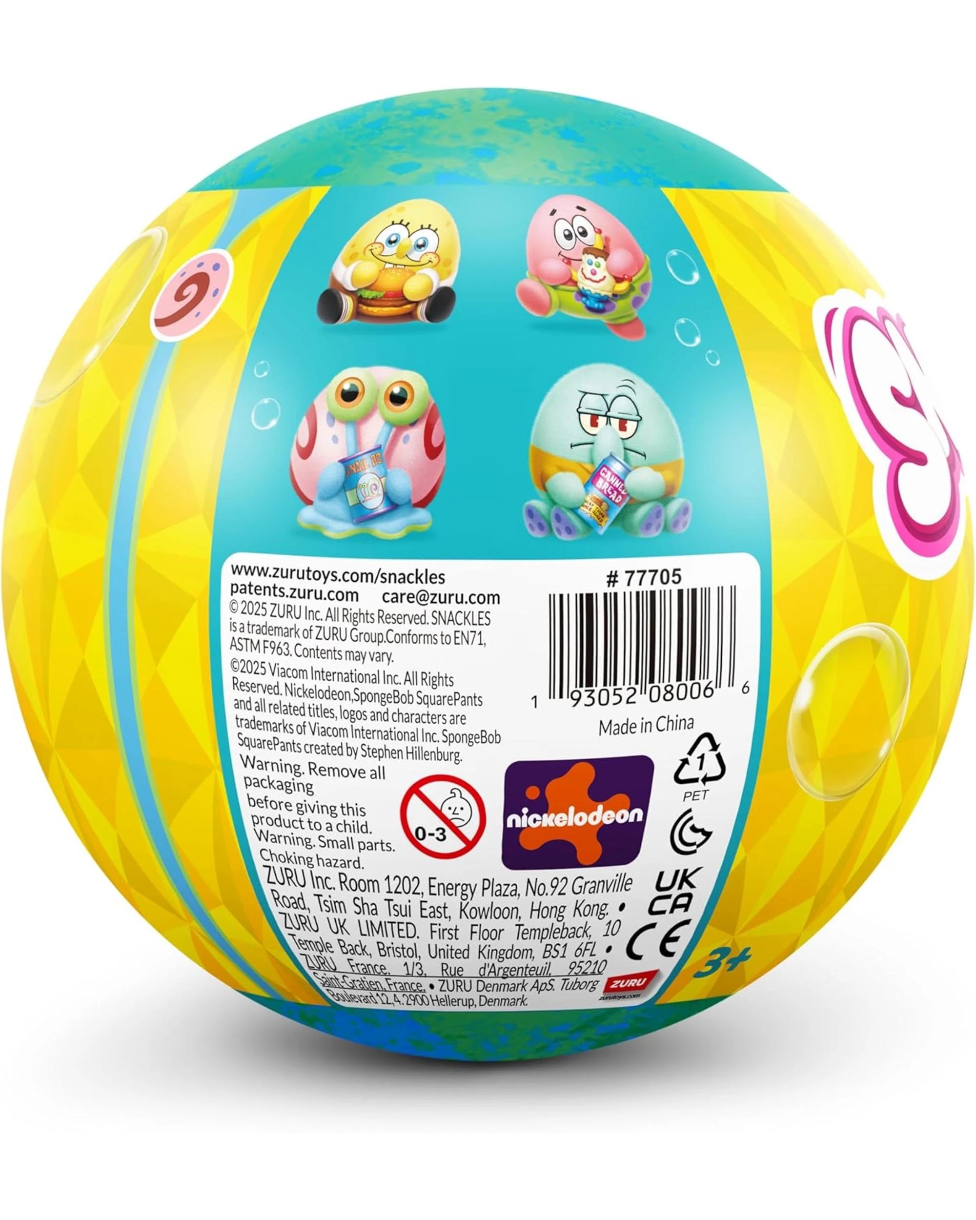 9 Zuru Snackles Spongebob Squarepants Plush Blind Ball, 9 of 9