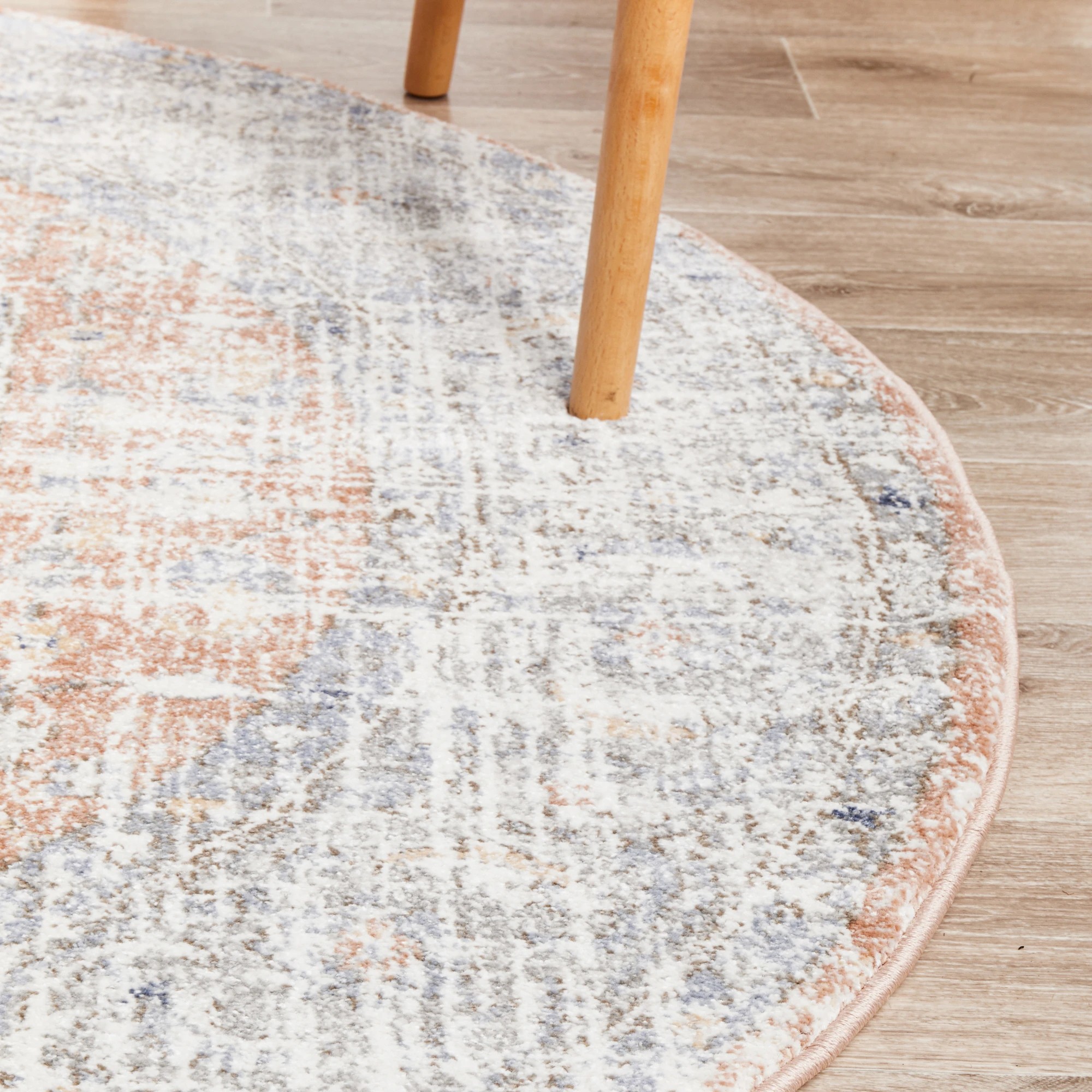 6 Common Ground Rugs Elite Lorissa 150x150cm - Small Round Rug - Silver, 6 of 8