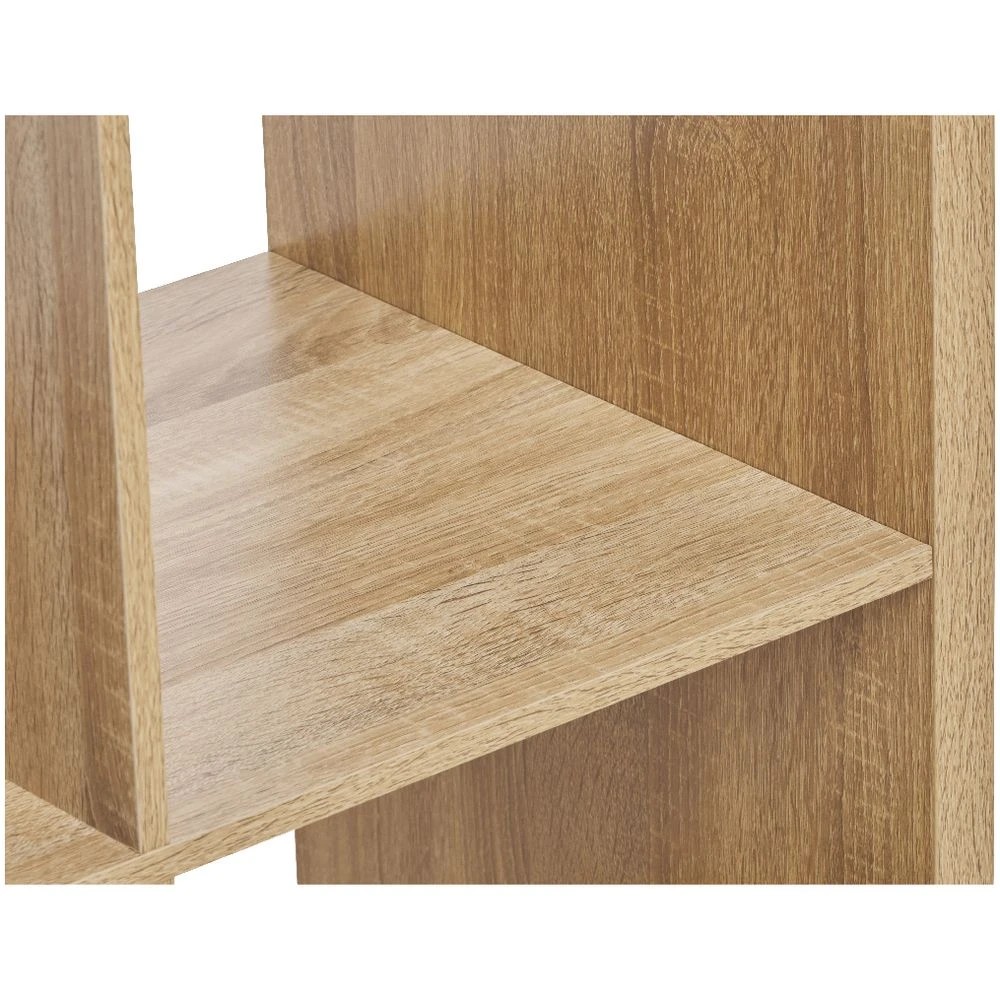 3 Horsen 4 Cube Bookcase Oak Shelves Home Office Storage, 3 of 9