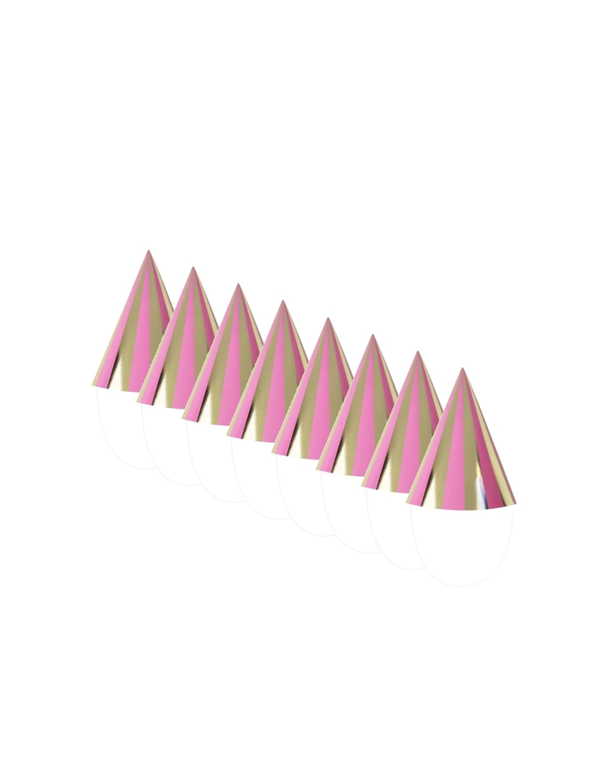 1 Party Maker 6pc Gingham Paper Cone Hat Attire Accessory - Multi, 1 of 2