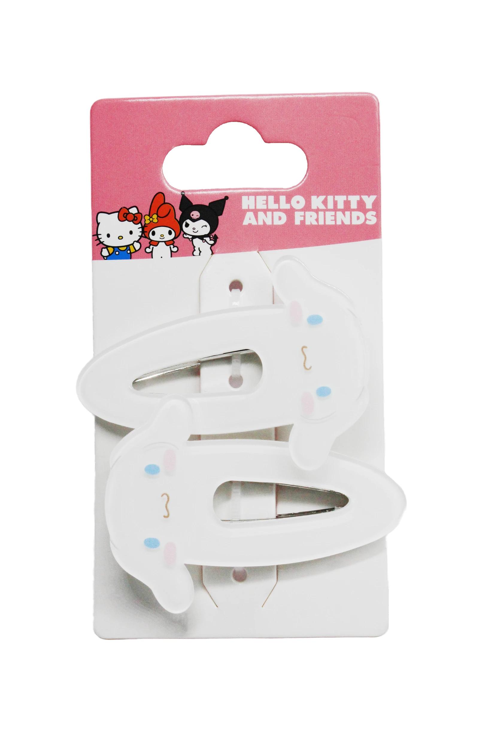 1 Hello Kitty and Friends License 2 Pack White Snap Hair Clips Cimmamorol, 1 of 2