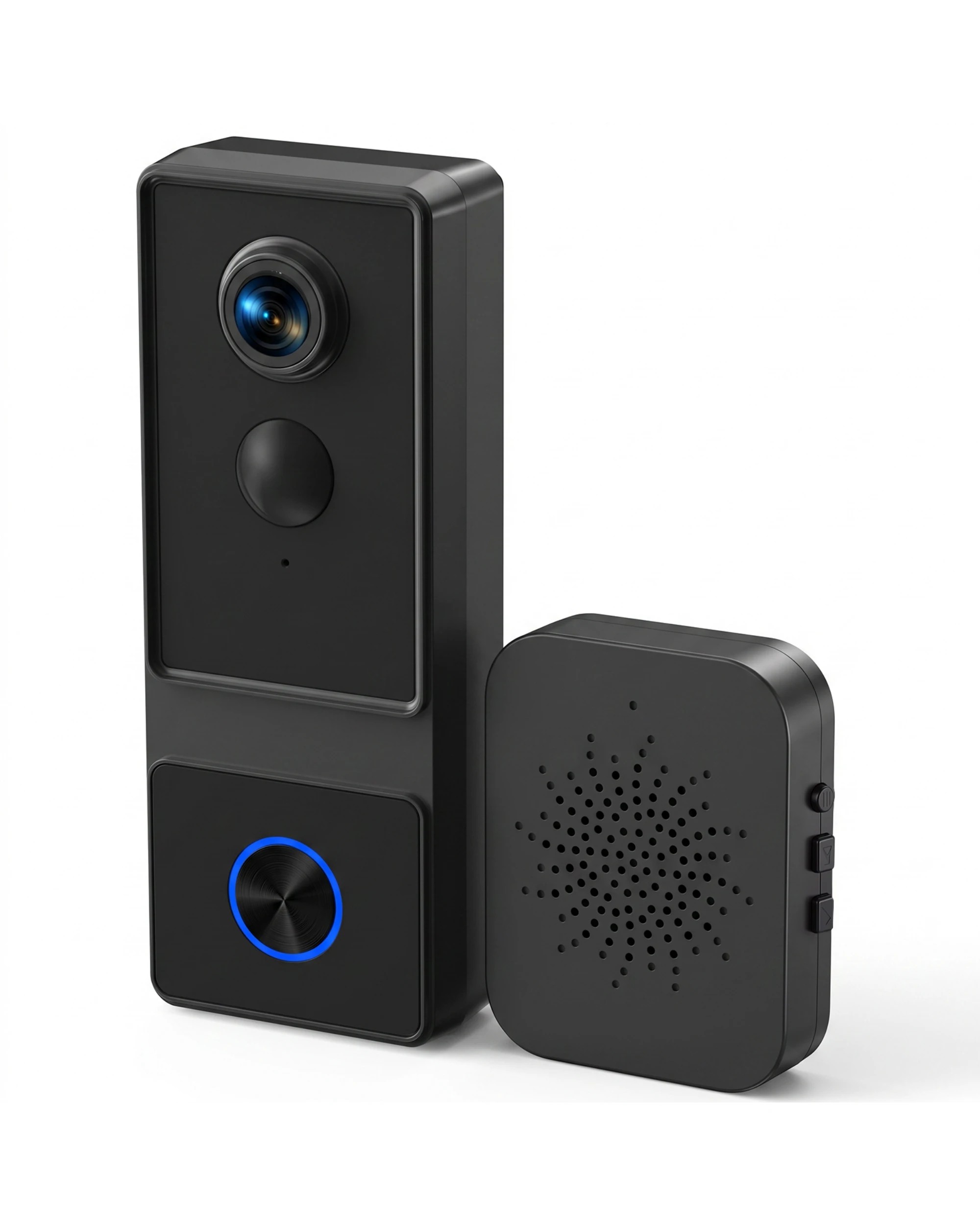 2 Advwin Wireless Video Doorbell Camera with Chime, Smart Human Detection - Black, 2 of 6