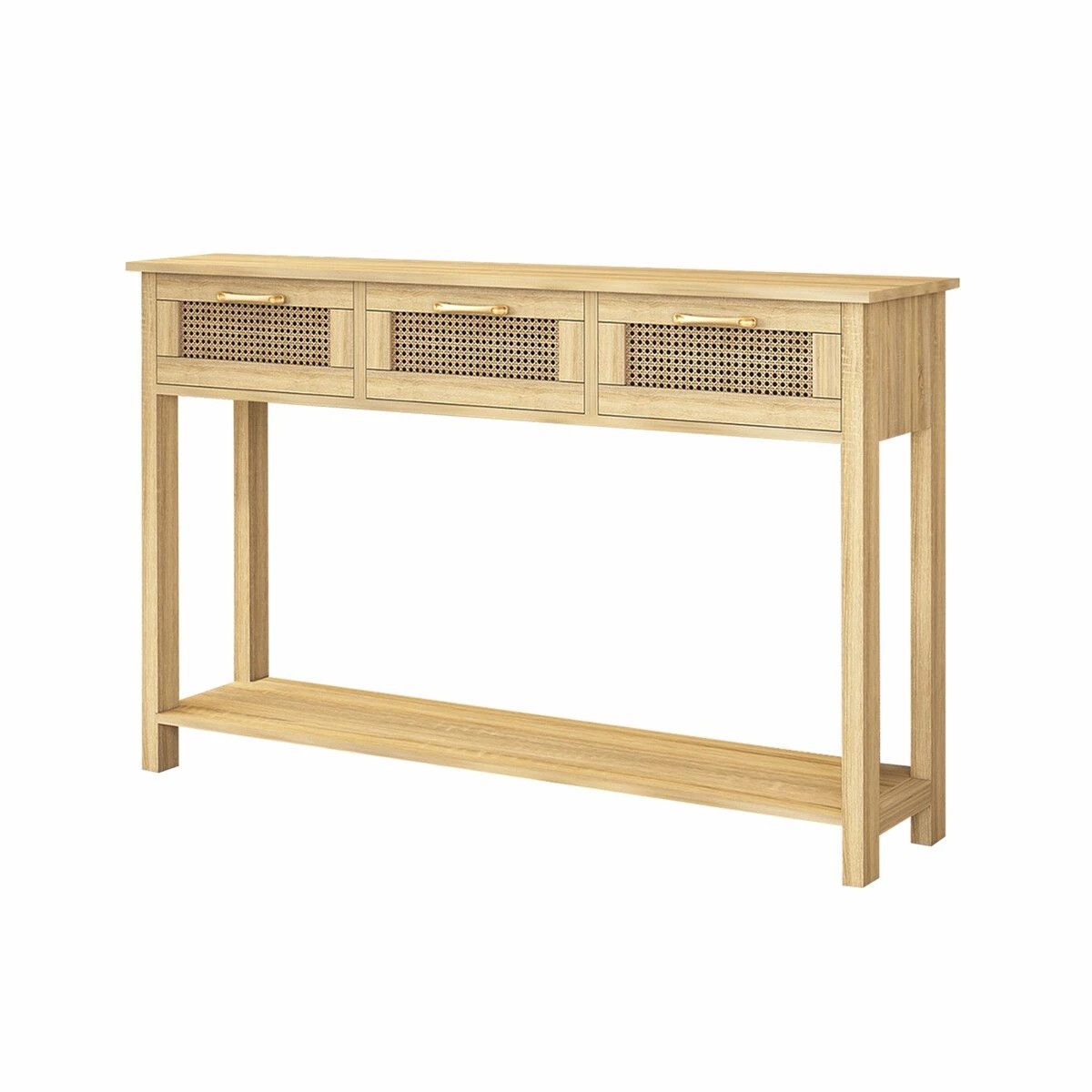 1 LUXSUITE Narrow Console Table Hallway Entryway Sofa Couch, 1 of 7