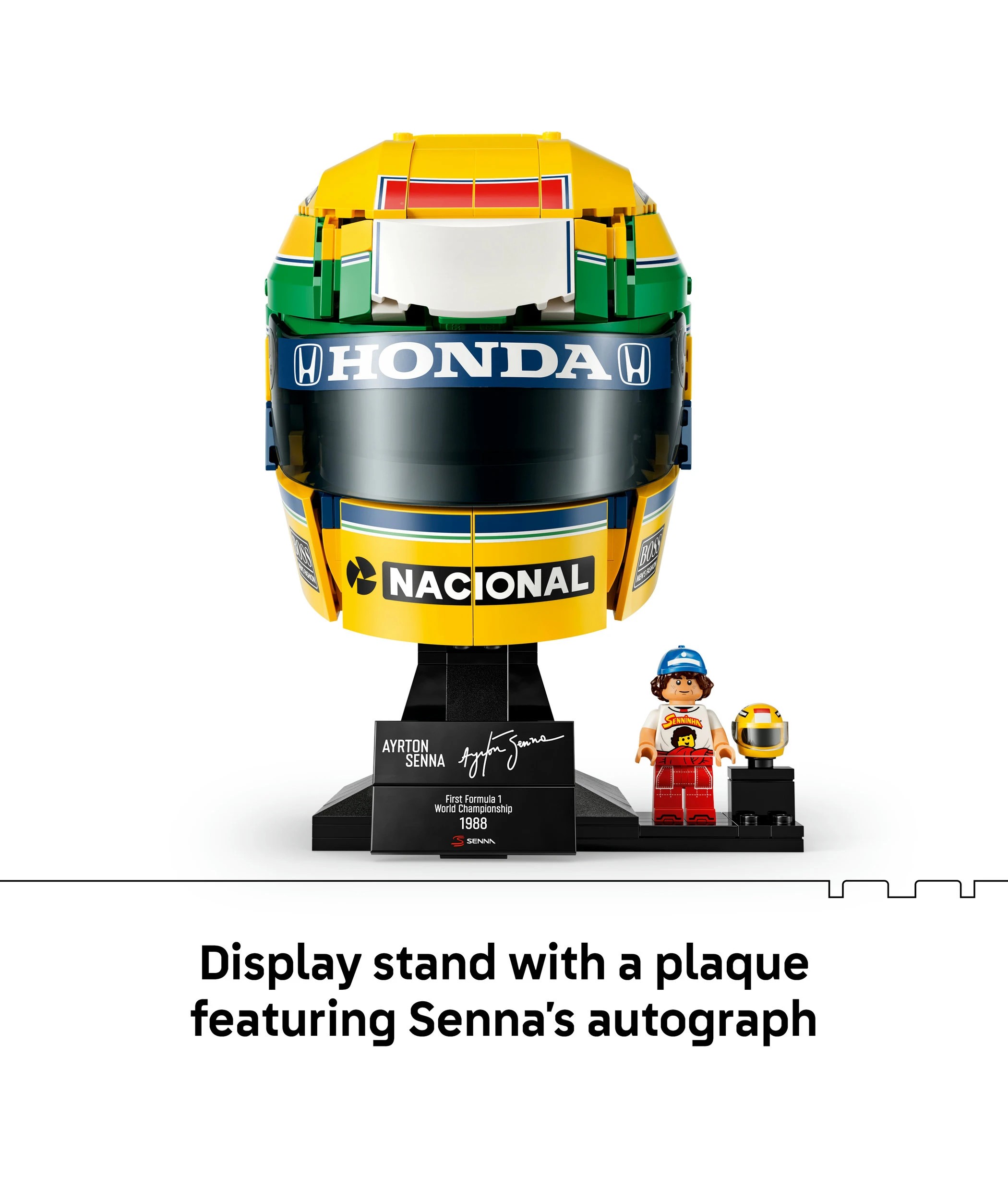 6 LEGO Editions Formula 1 Ayrton Senna Helmet 43024, 6 of 10