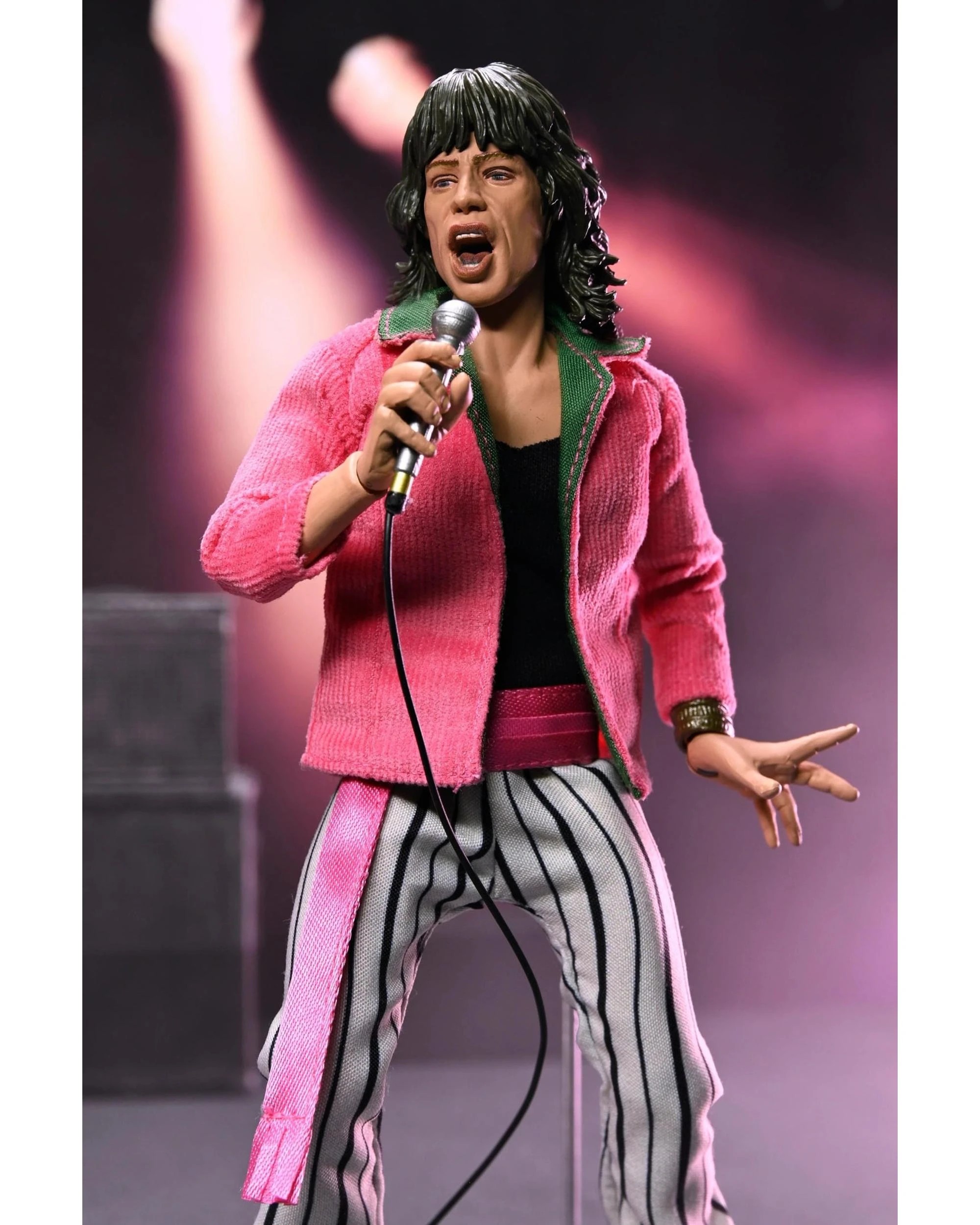 2 NECA The Rolling Stones Mick Jagger - 1975 -  8 inch Clothed Action Figure, 2 of 9