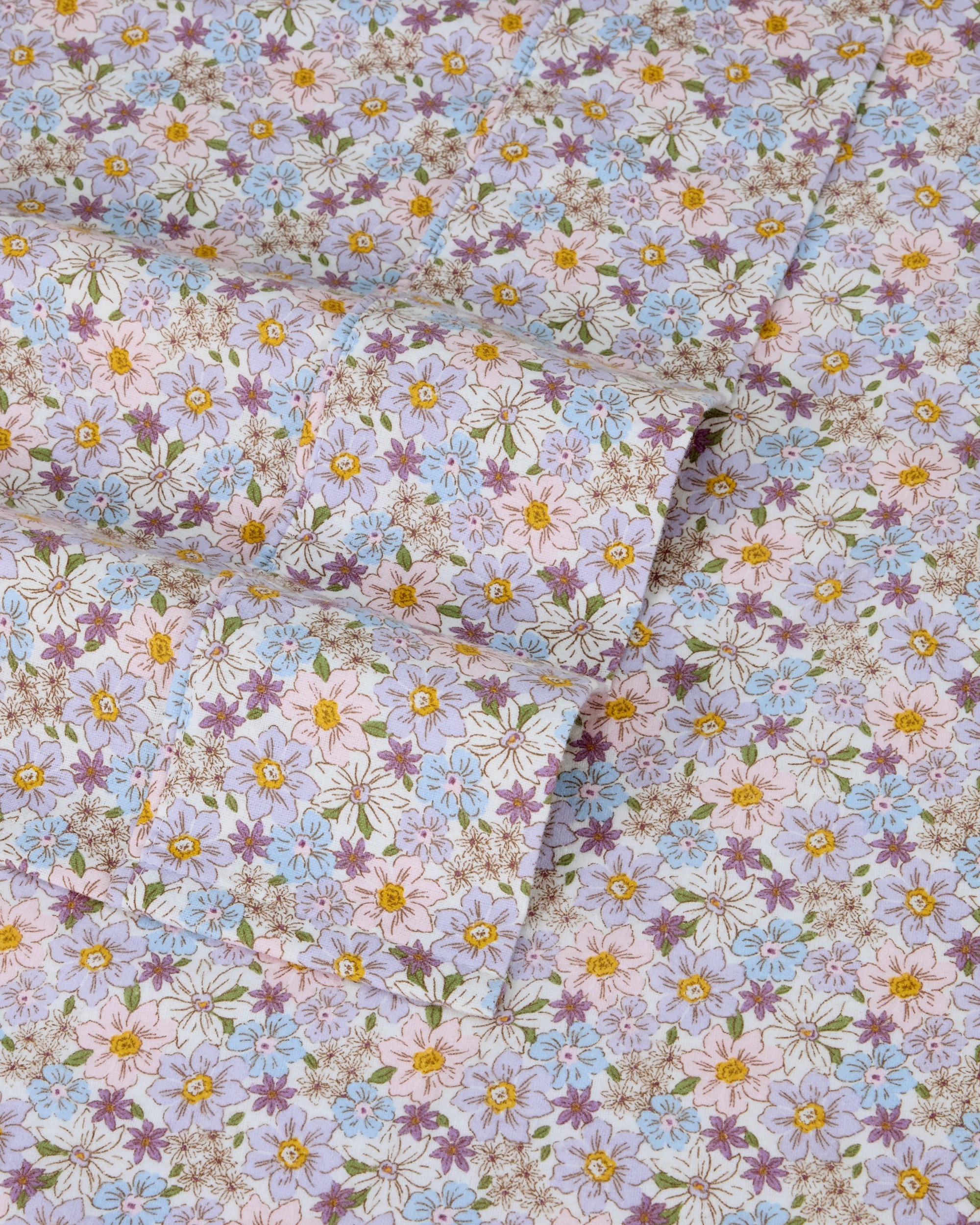 4 Floral Cotton Flannelette Sheet Set - Double Bed, 4 of 7