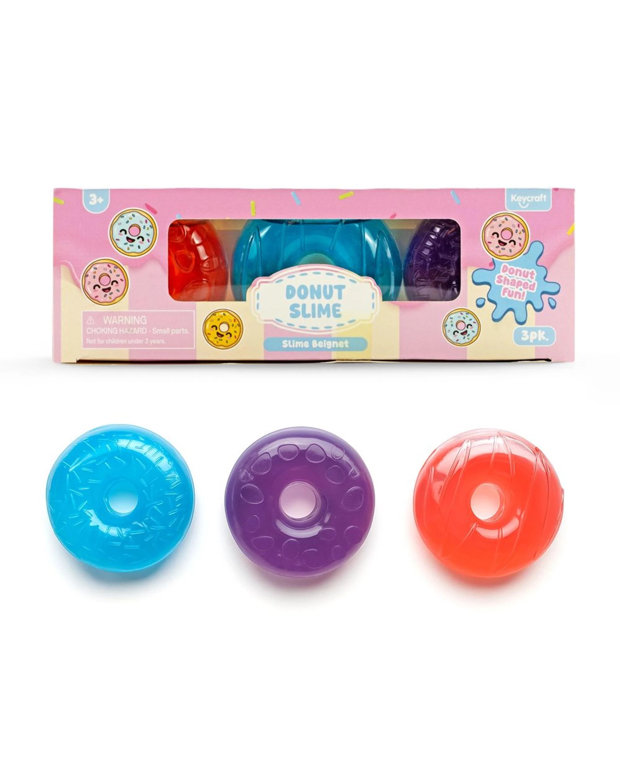 1 Keycraft Donut Slime 3 Pack, 1 of 3