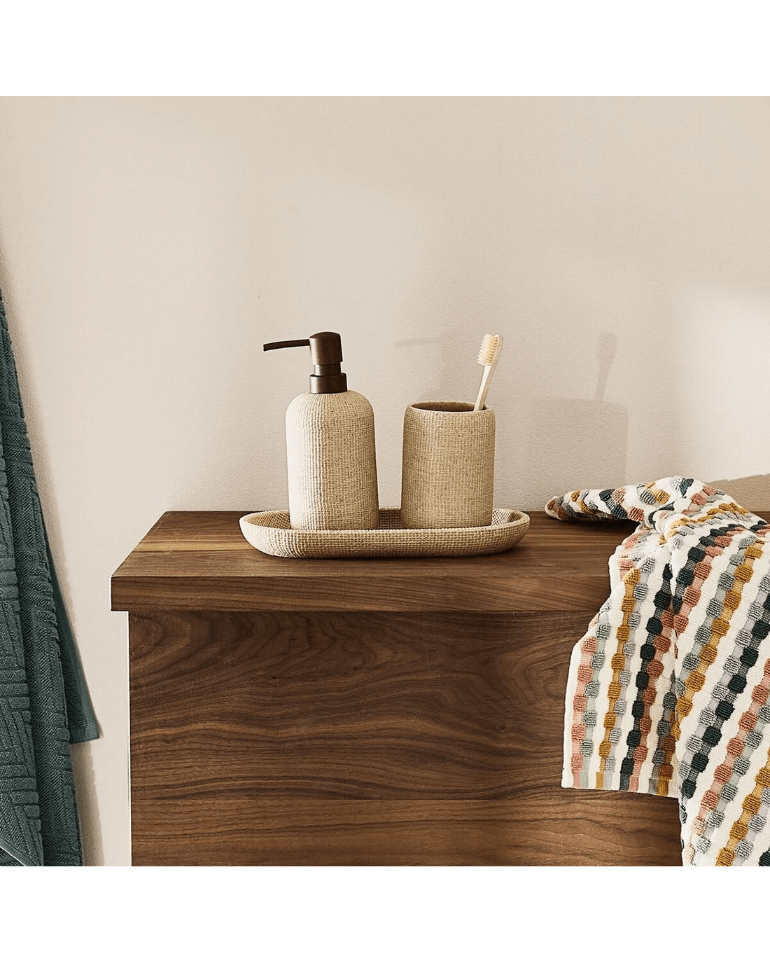 4 Linen Look Tray, 4 of 4