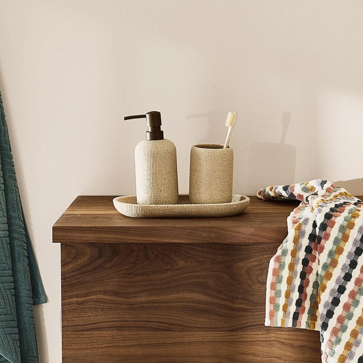 4 Linen Look Tray, 4 of 4