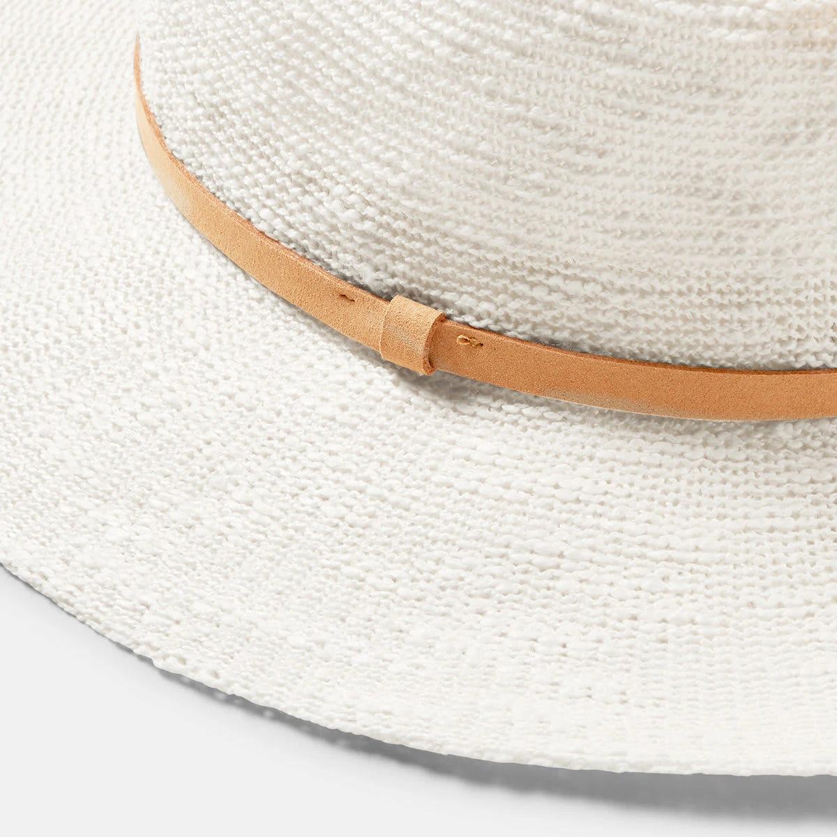 2 Woven Fedora Hat Cream, 2 of 4