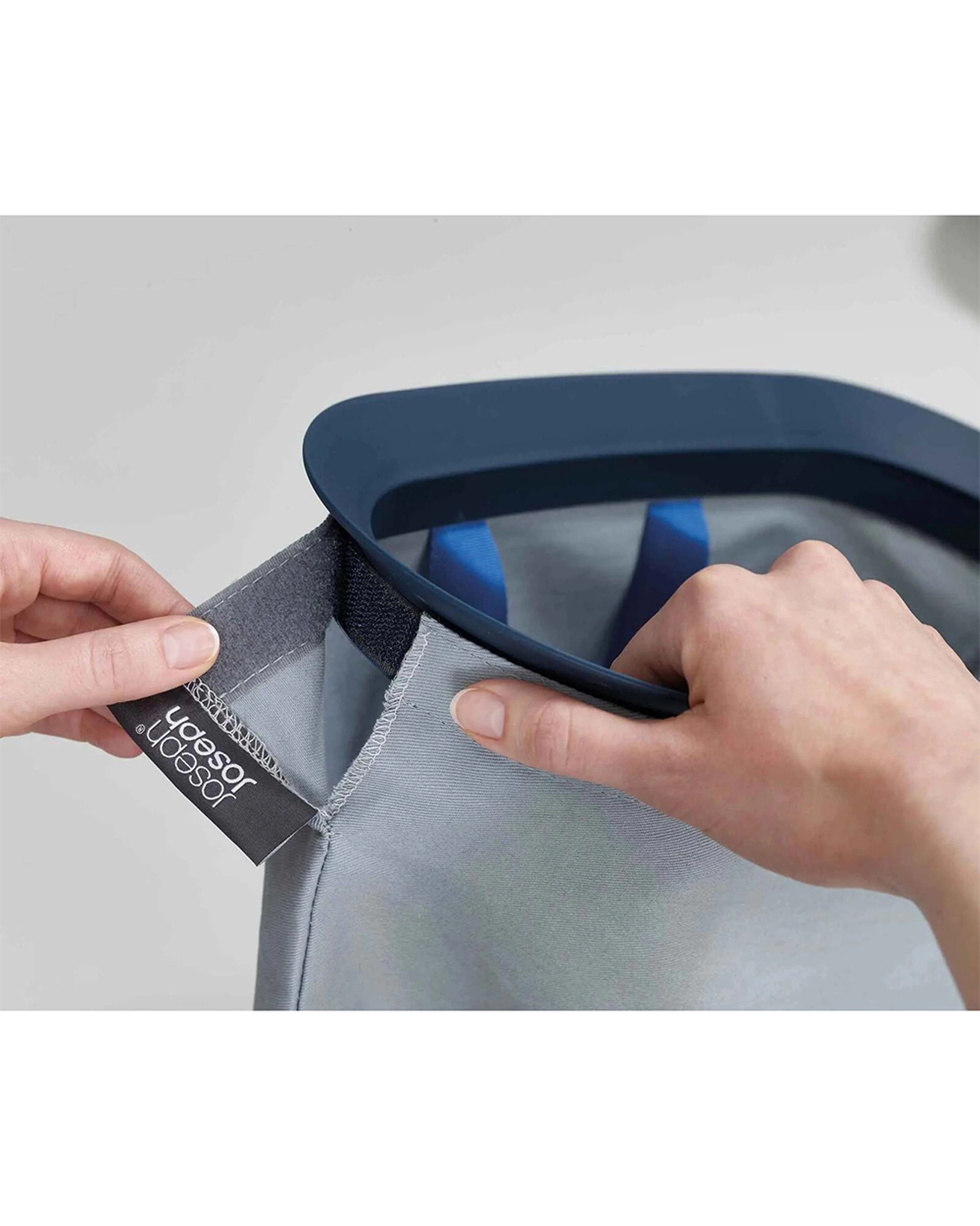 3 Joseph Joseph 90L Tota Laundry Separation Basket Dual Compartments Tote Bag Carbon - Black, 3 of 7