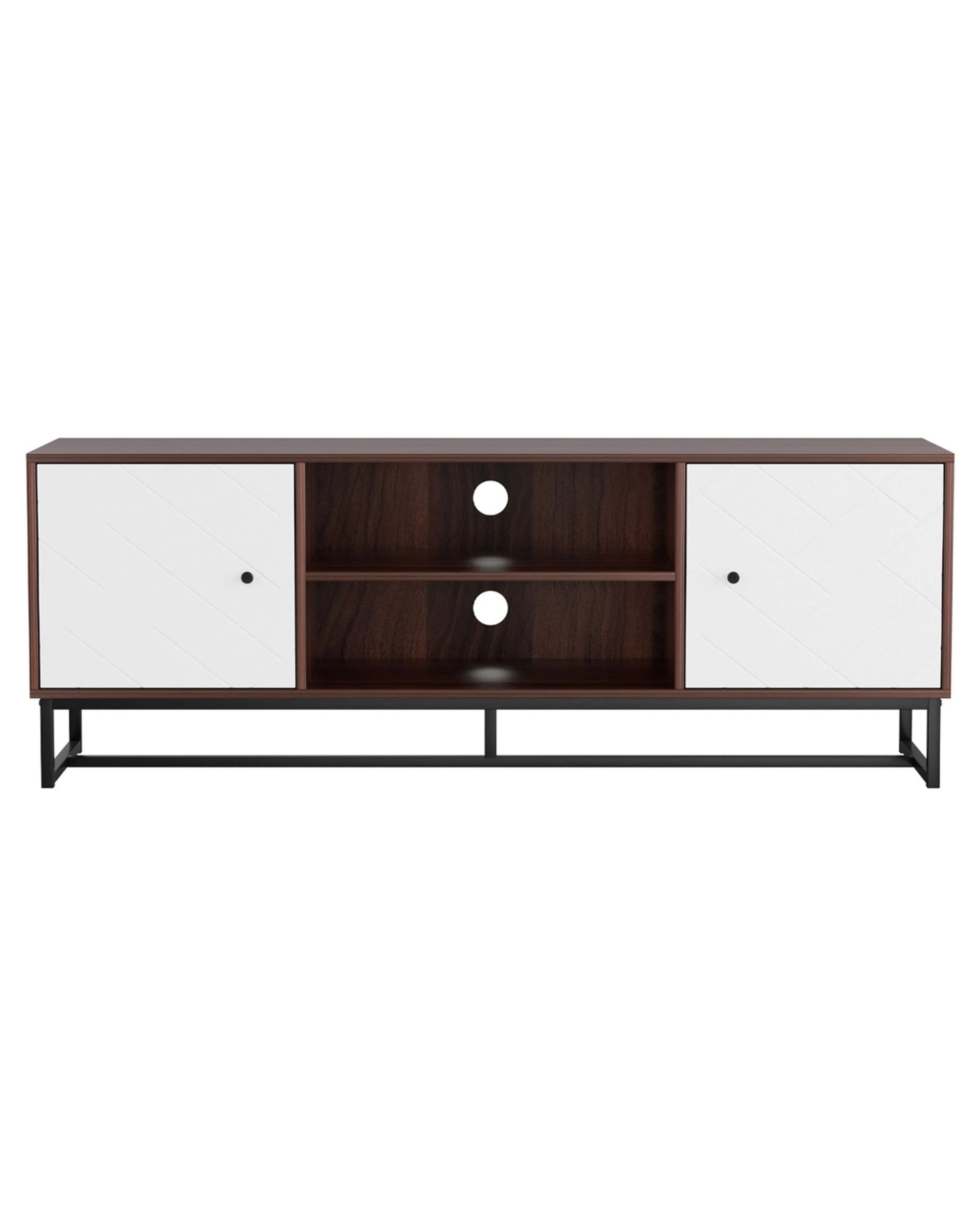 3 Artiss Tv Unit 150cm Storage Shelves
 - White, 3 of 3