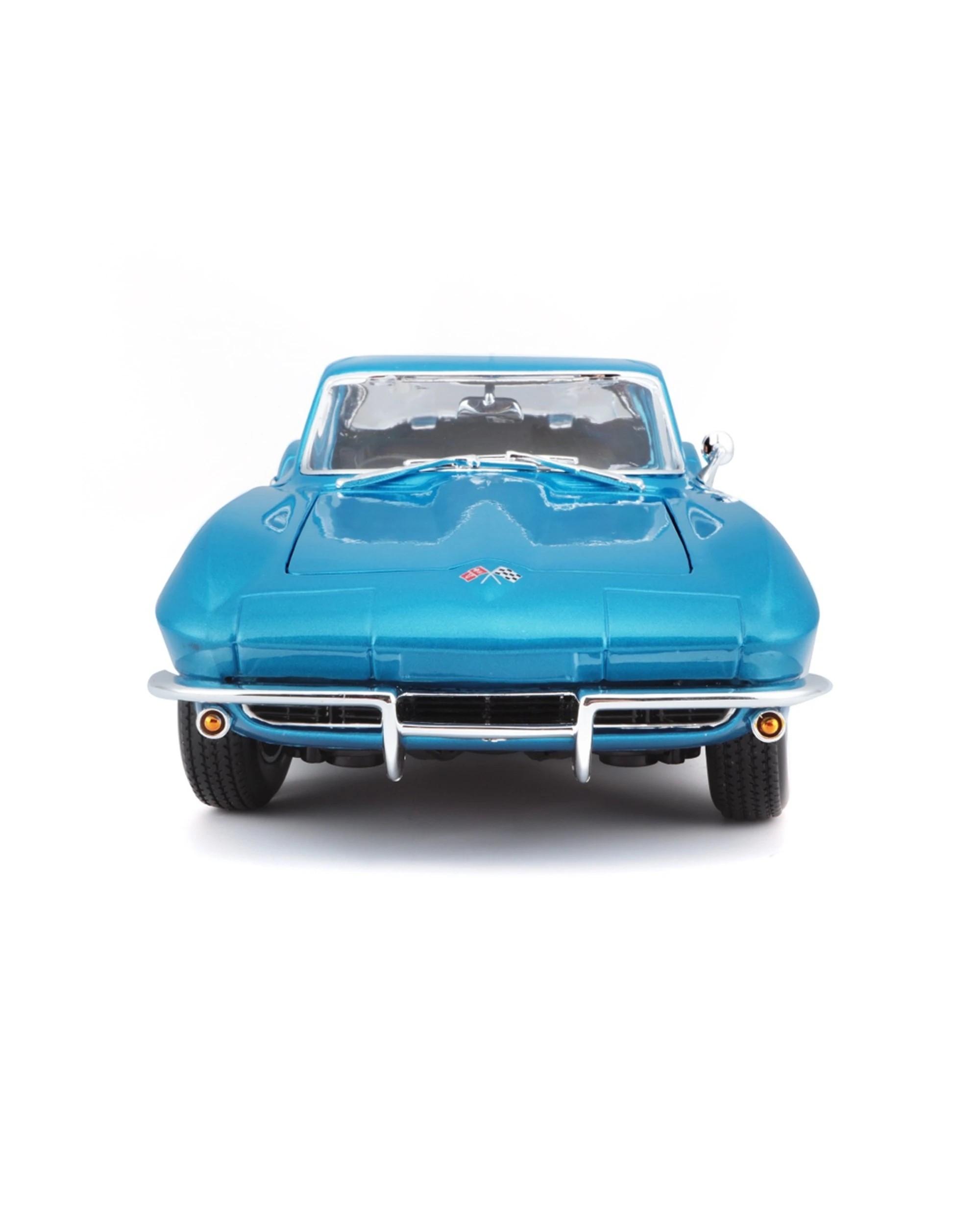 Maisto 1965 Chevrolet Corvette Coupé Diecast Model Car Toy - Blue - Kmart